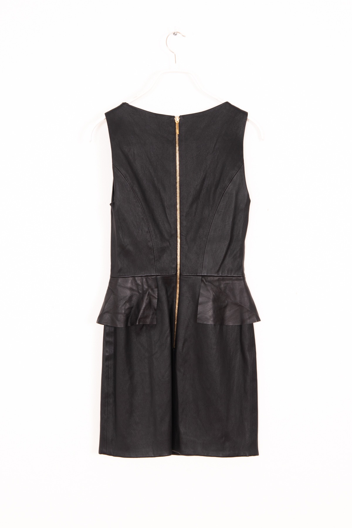 Emilio Pucci Minikleid aus Leder in Schwarz