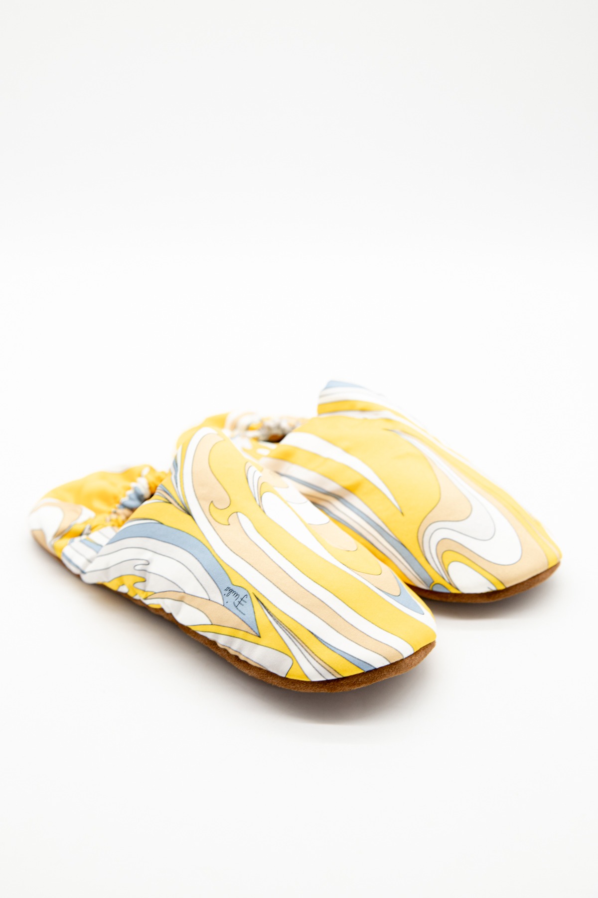 Pucci Travel Set in Gelb, Weiß und Grau