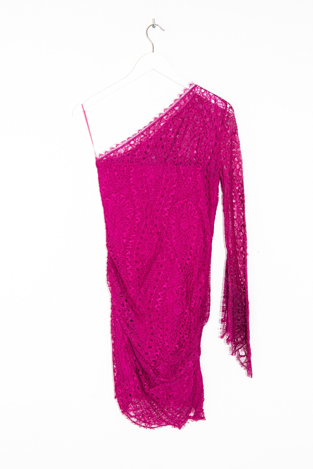 Emilio Pucci Minikleid aus Spitze in Cyclam und Gold