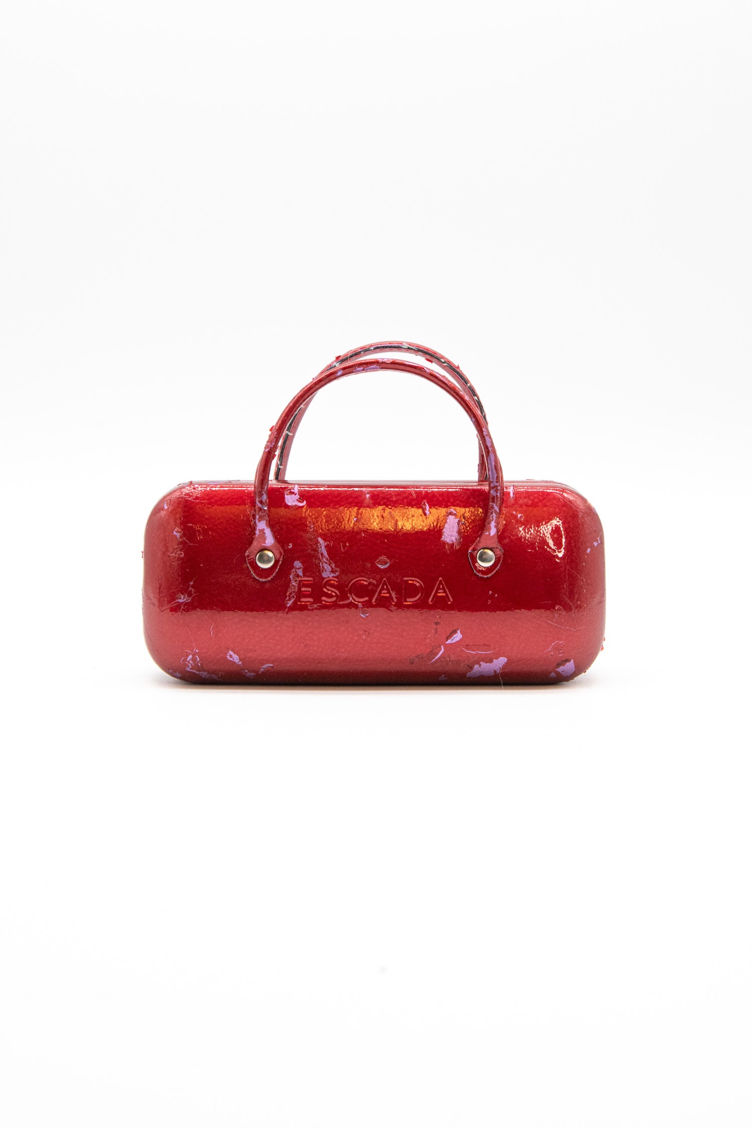 Vintage Escada Sonnenbrille mit Strasskette in Schwarz