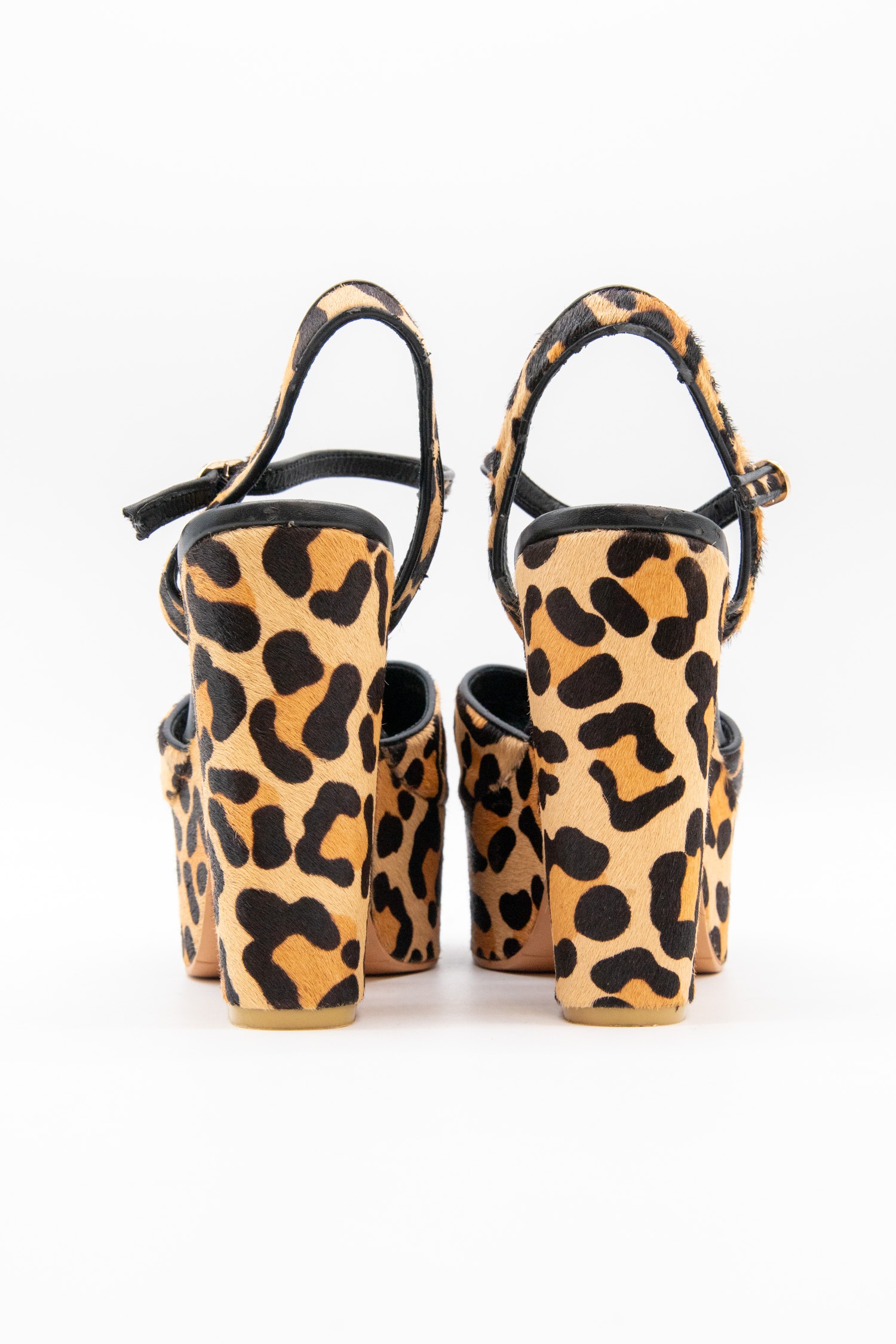 Essentiel Antwerp Wedges mit Leoparden Print