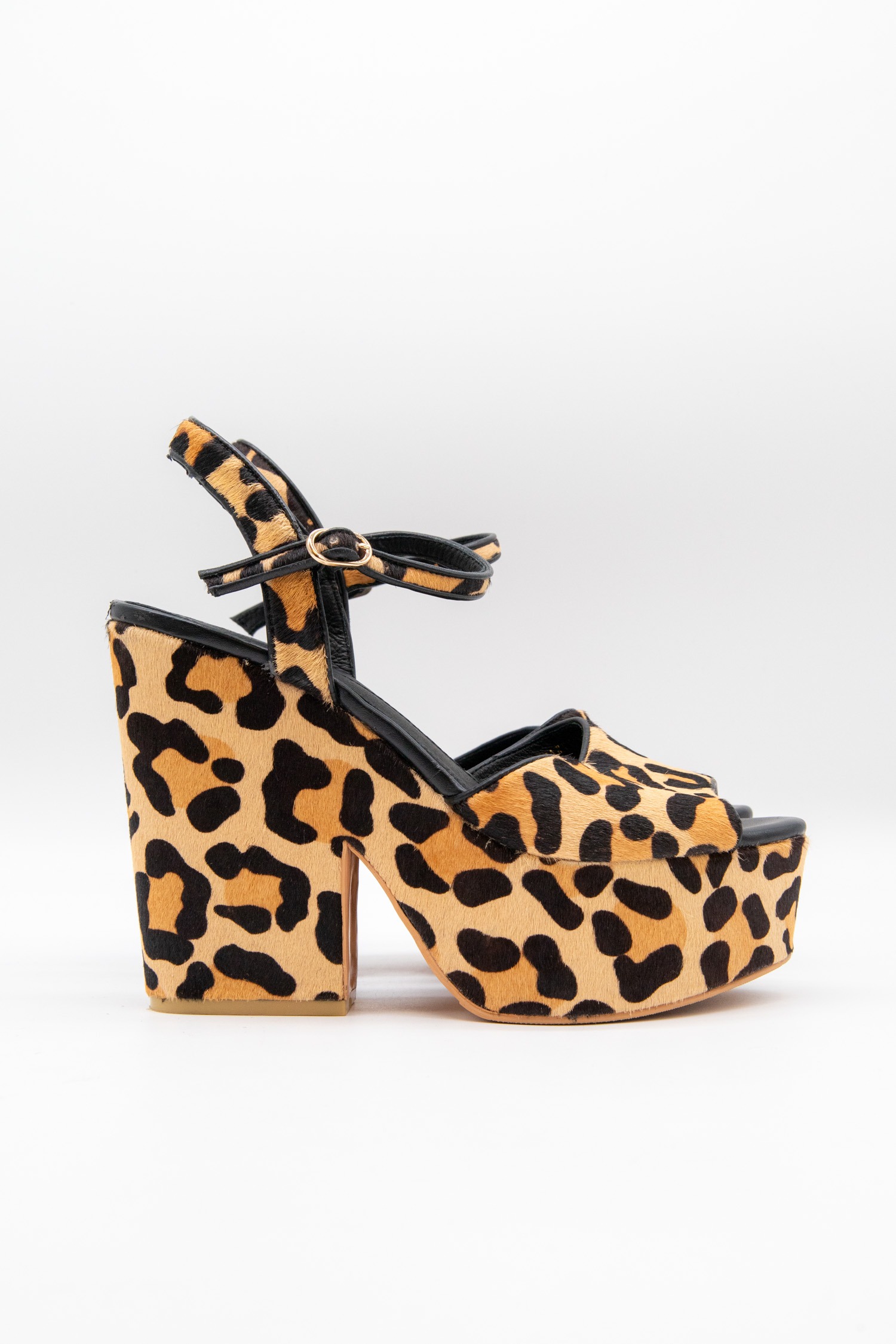 Essentiel Antwerp Wedges mit Leoparden Print