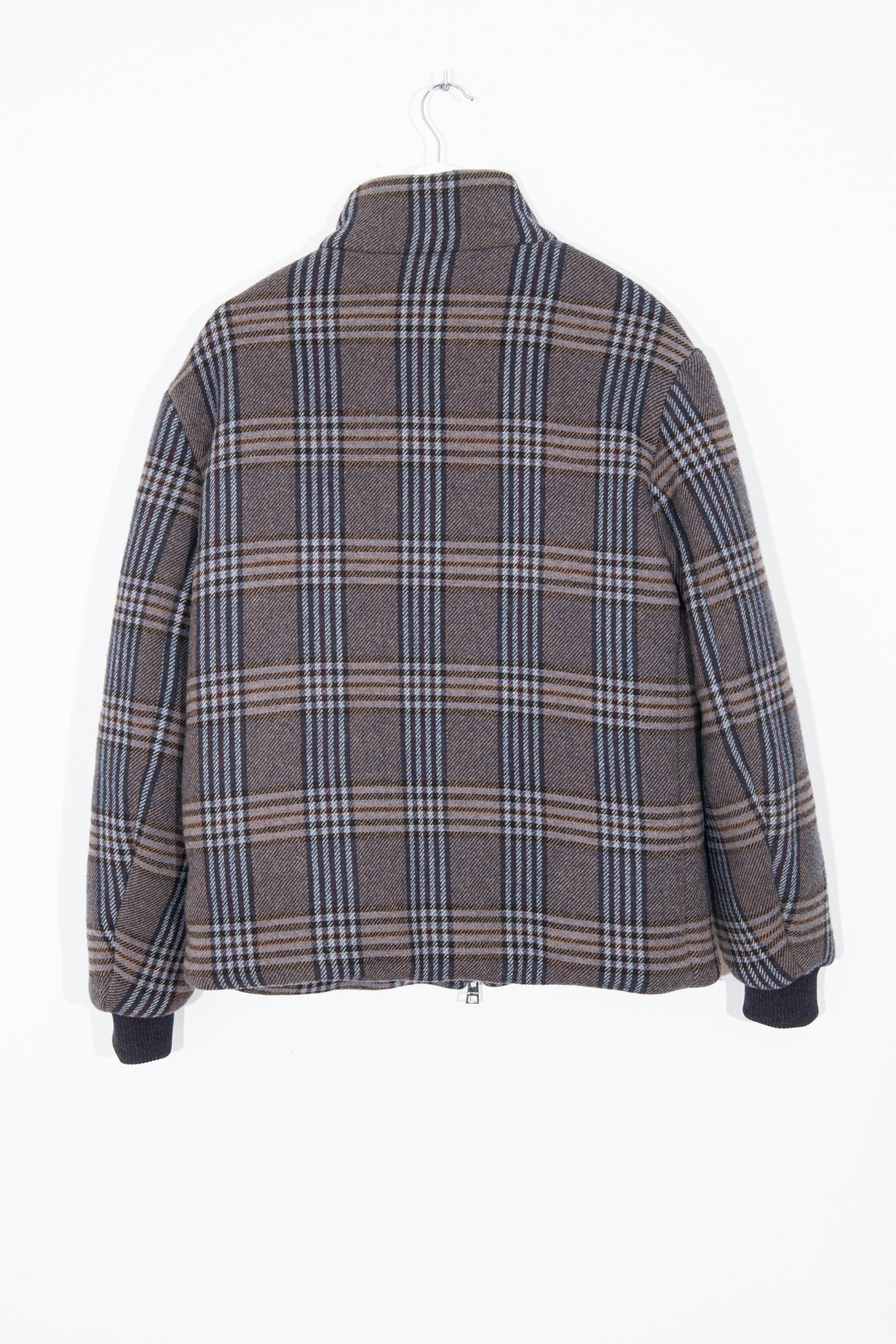 Etro Jacke mit Karomuster in Braun und Blau