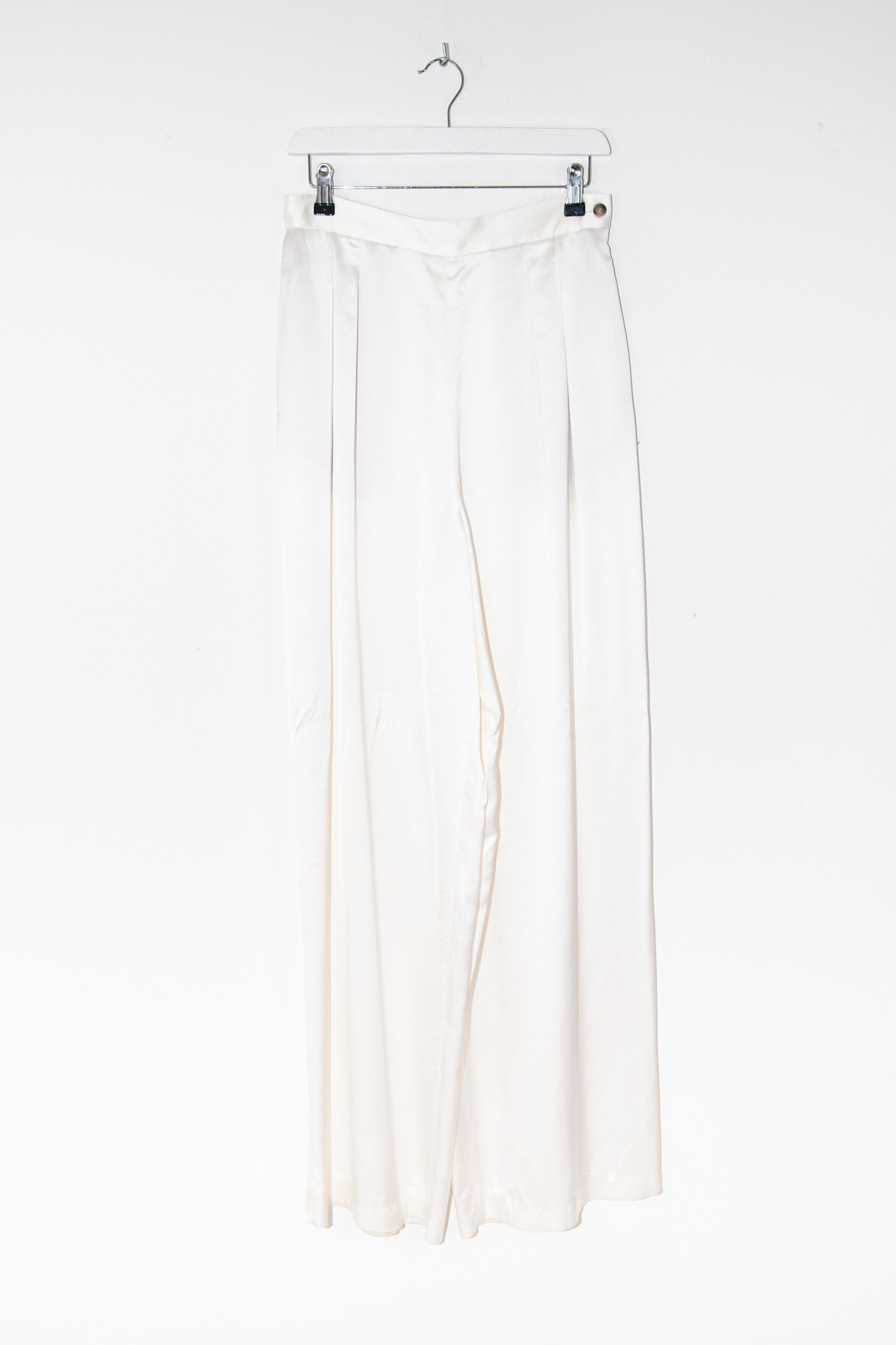 Fabiana Filippi Bundfaltenhose in Cremeweiß
