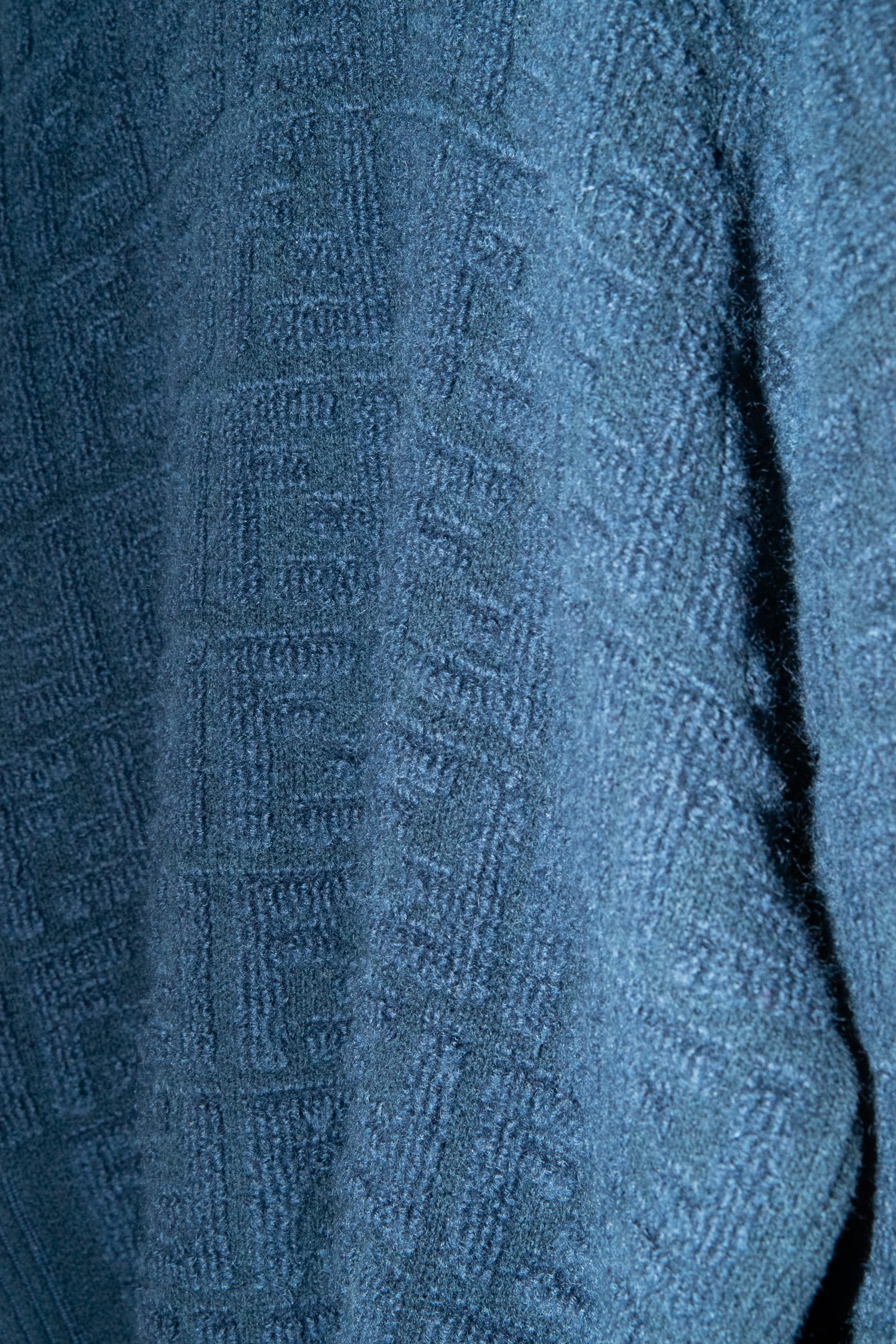 Fendi Strickpullover mit Rollkragen in Petrol