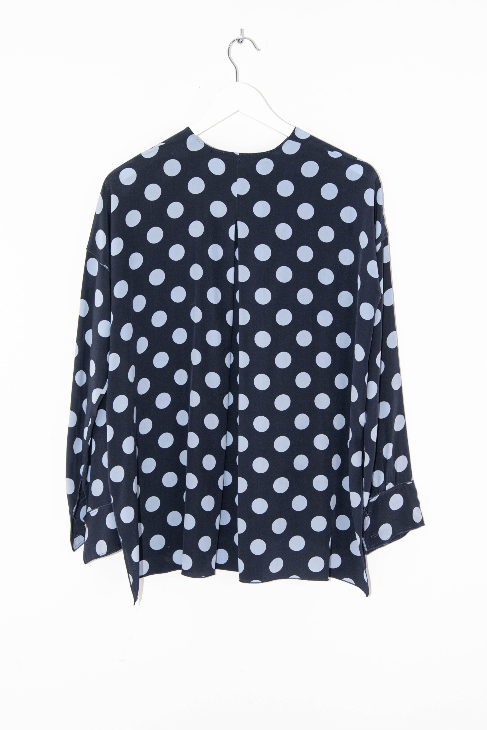 Gembalies Bluse mit Punkten in Hell- und Dunkelblau