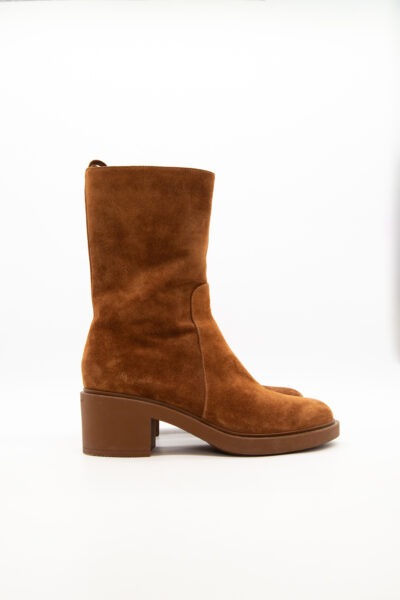 Gianvito Rossi Stiefeletten aus Veloursleder