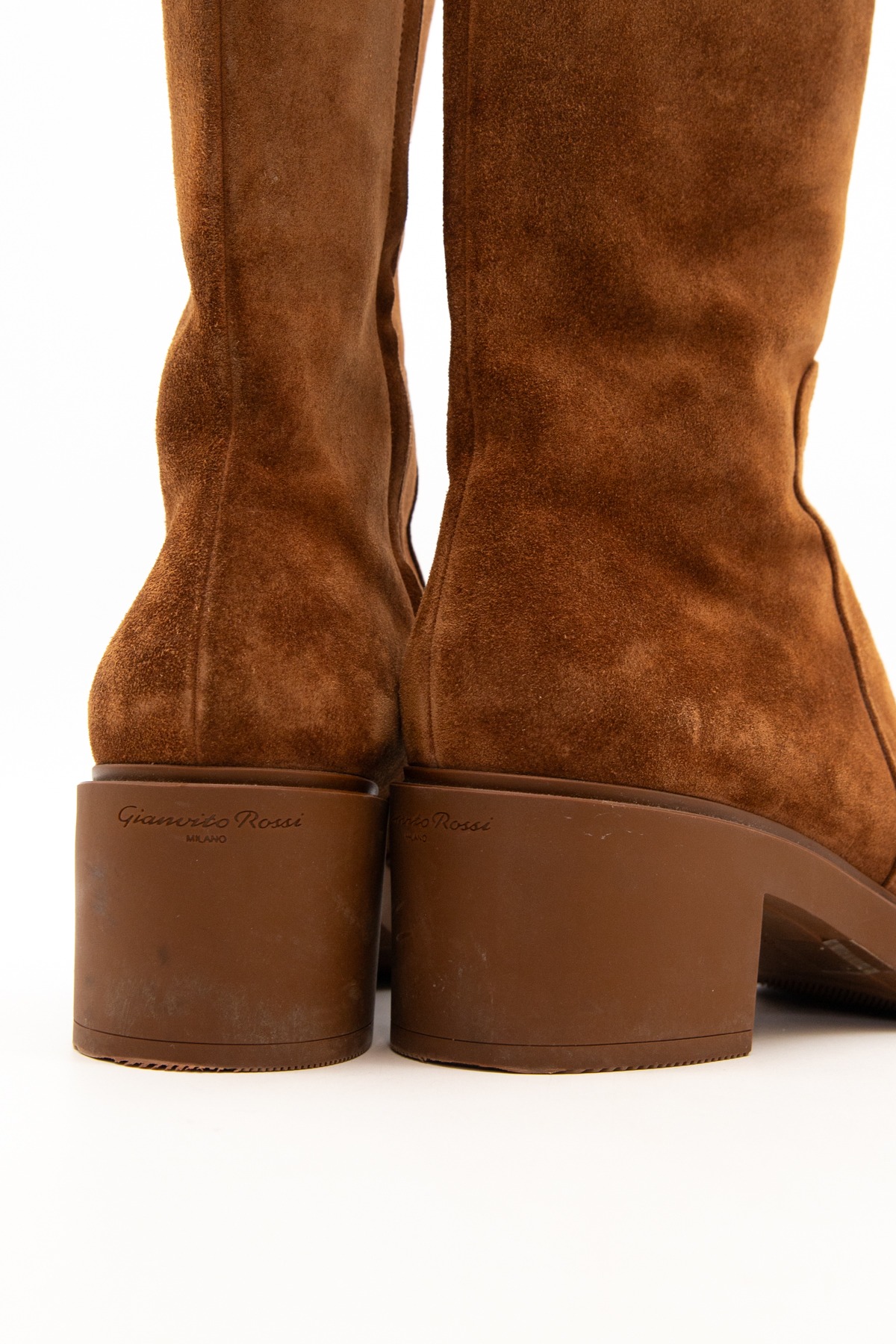 Gianvito Rossi Stiefeletten aus Veloursleder