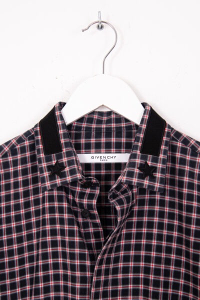 Givenchy Hemd mit Karomuster in Schwarz und Rot
