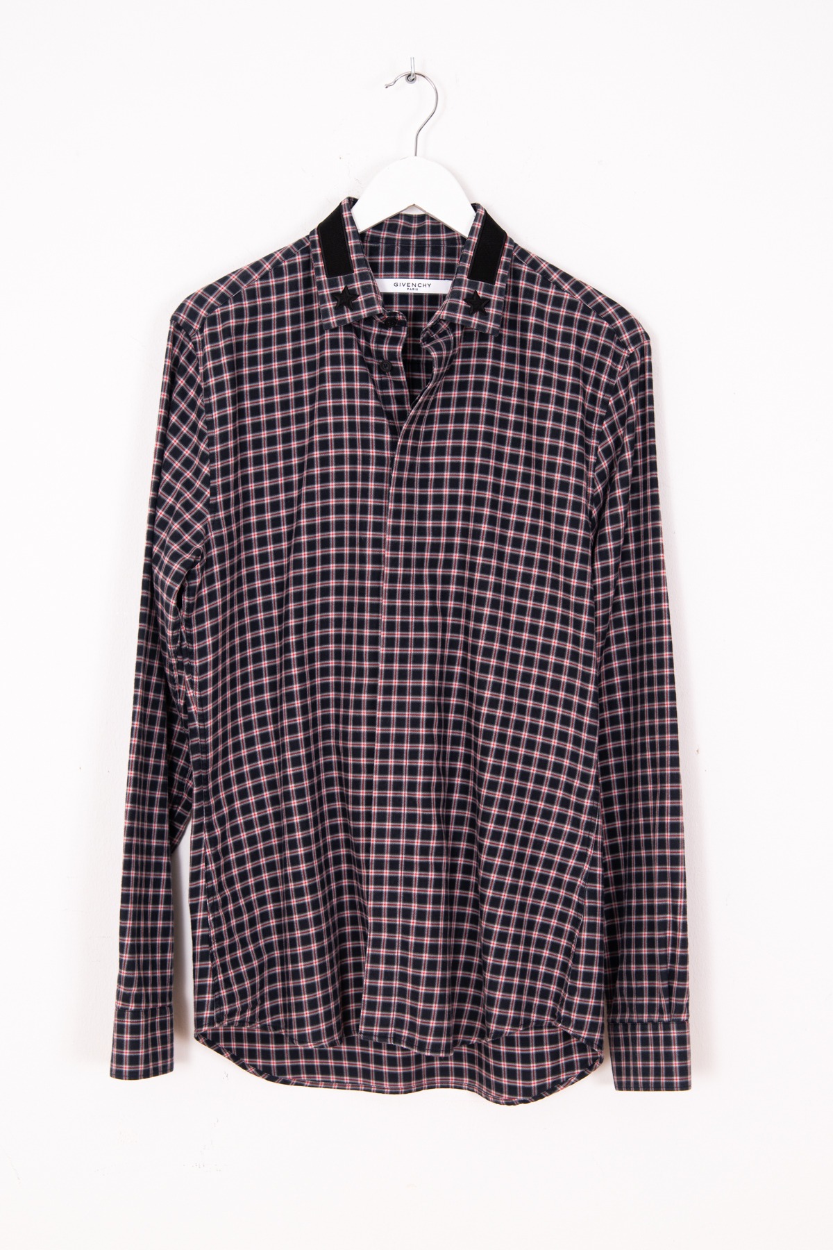 Givenchy Hemd mit Karomuster in Schwarz und Rot