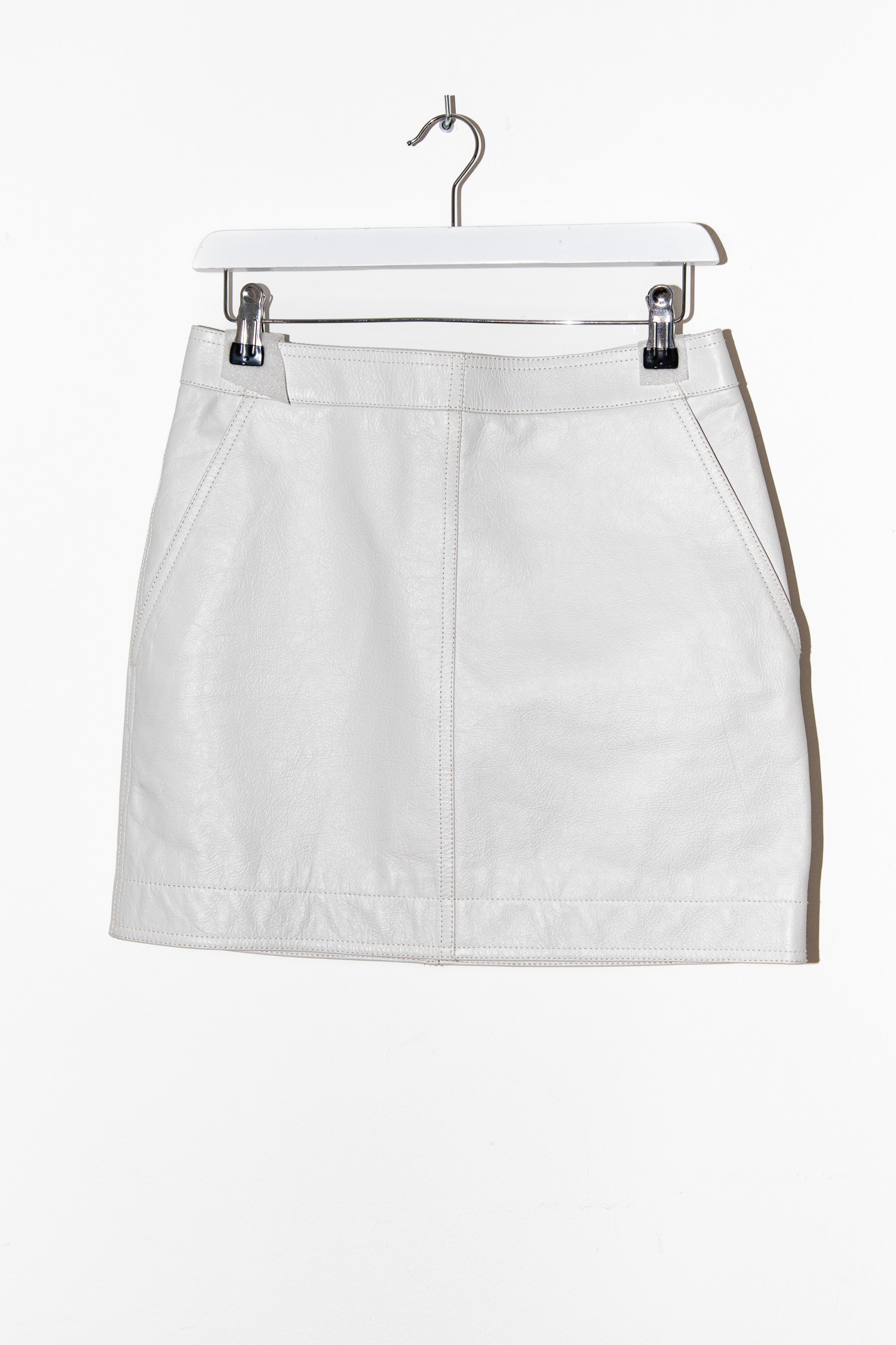 Givenchy Minirock aus Leder in Weiß