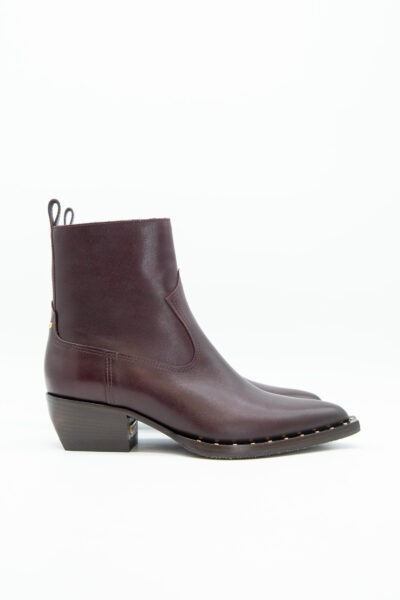 Golden Goose "Debbie" Stiefeletten in Bordeauxrot