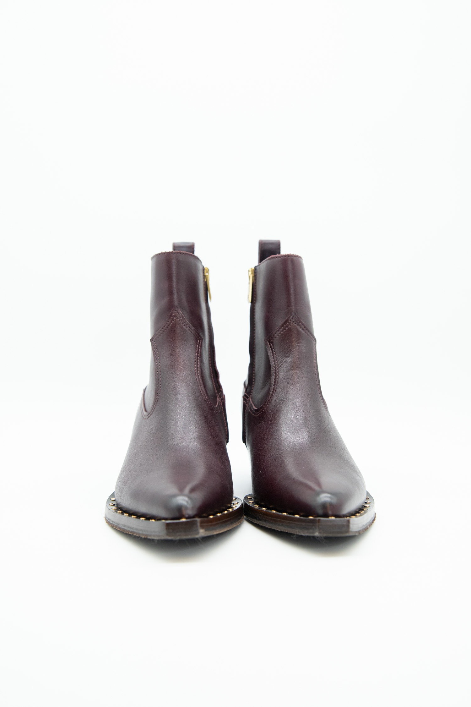 Golden Goose "Debbie" Stiefeletten in Bordeauxrot