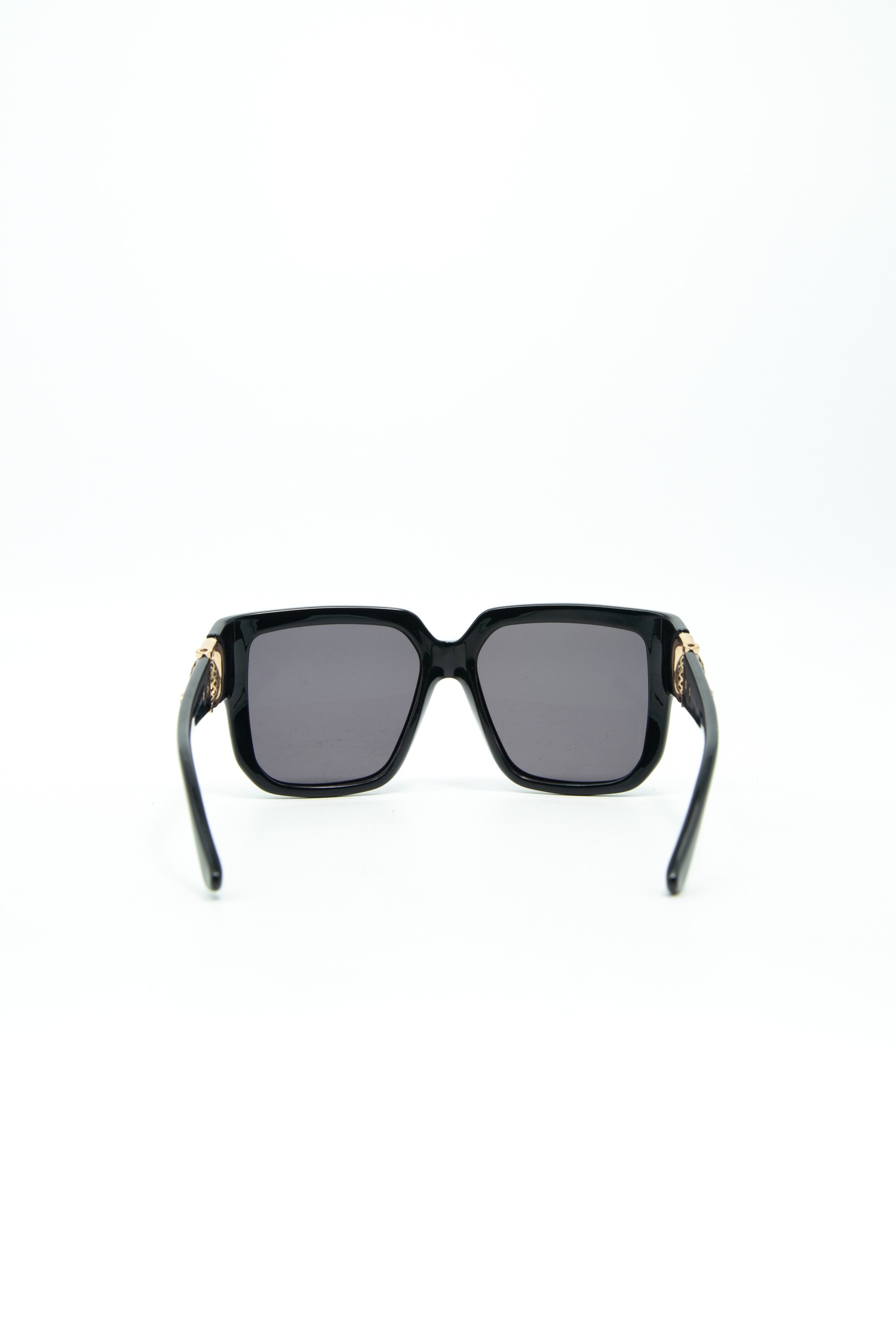 Gucci "GG3727" Sonnenbrille in Schwarz und Gold