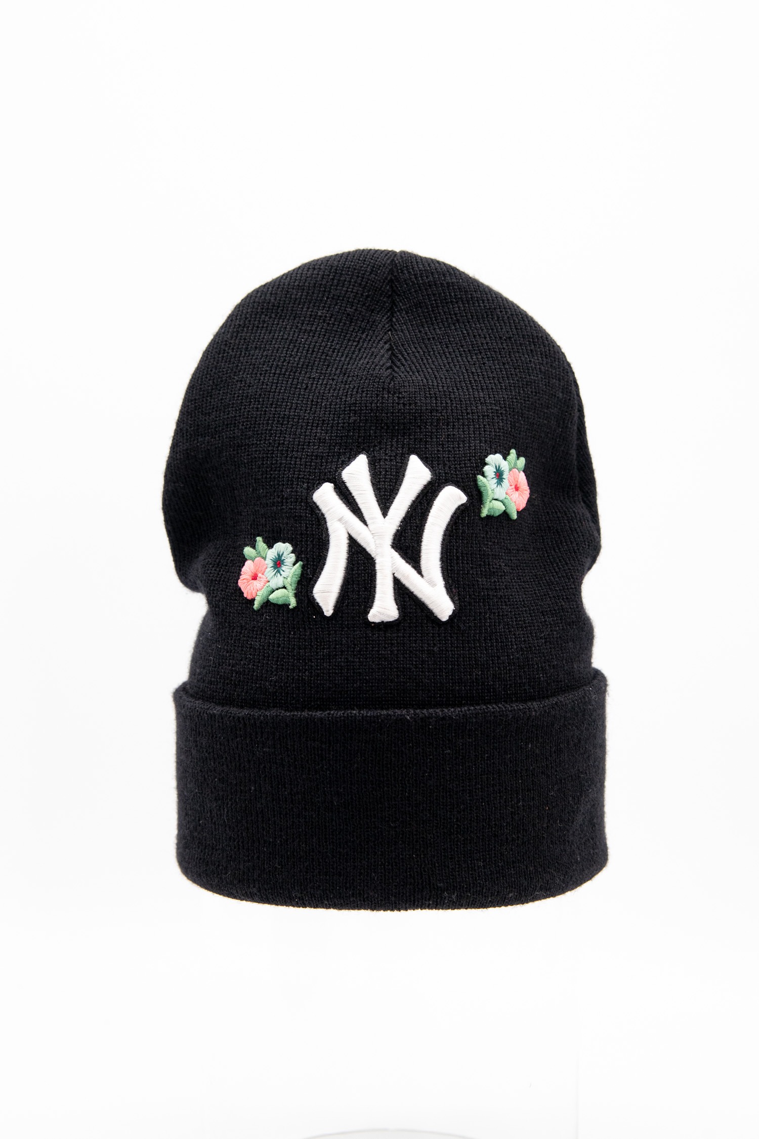 Gucci x New York Yankees Mütze mit Stickerei in Schwarz