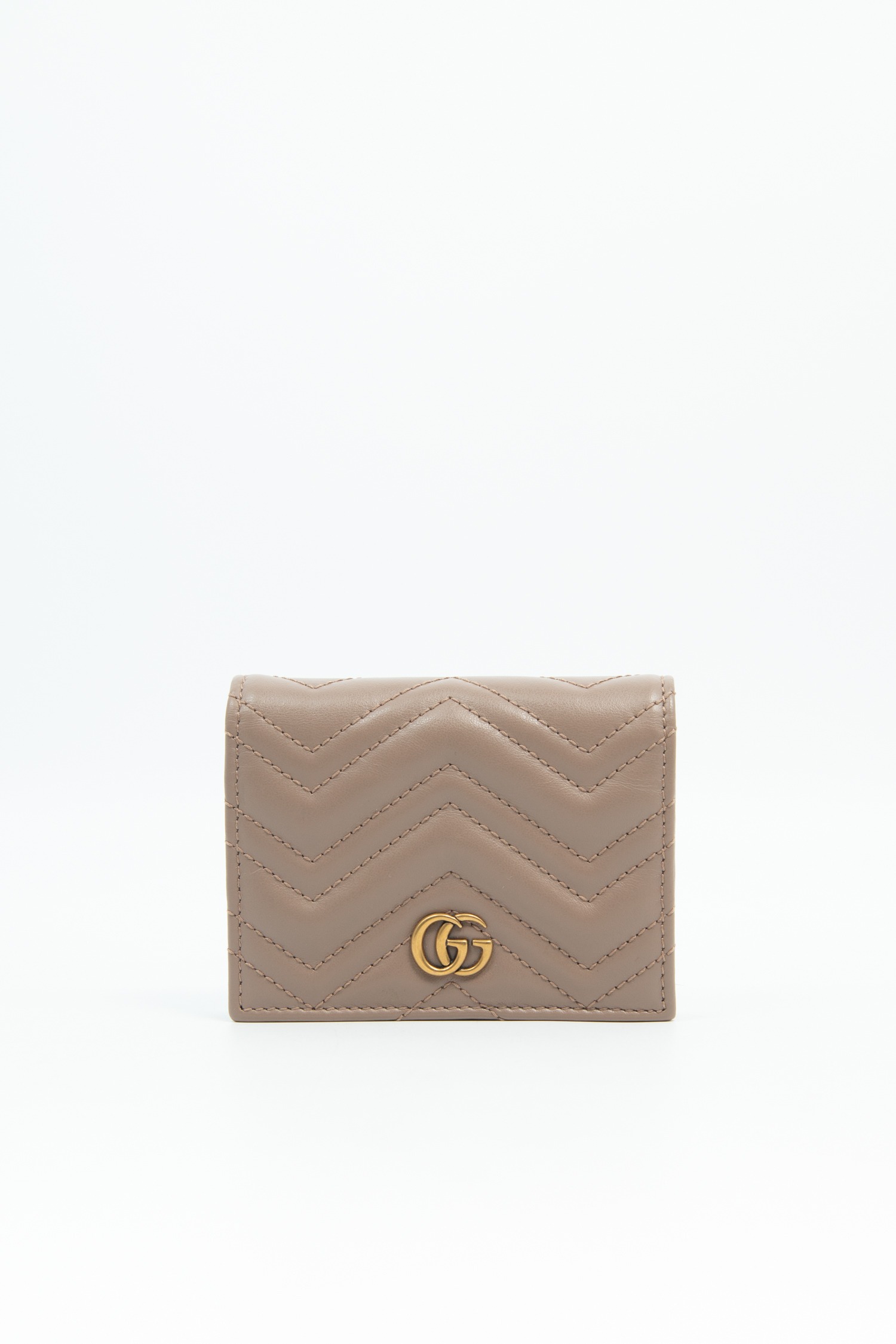 Gucci "GG Marmont" Portemonnaie in Beige
