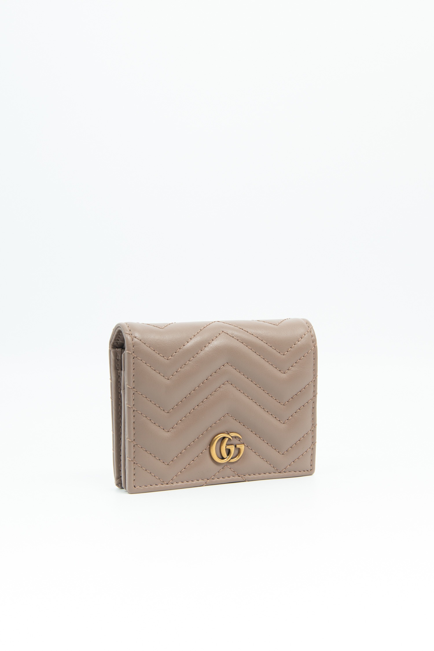 Gucci "GG Marmont" Portemonnaie in Beige