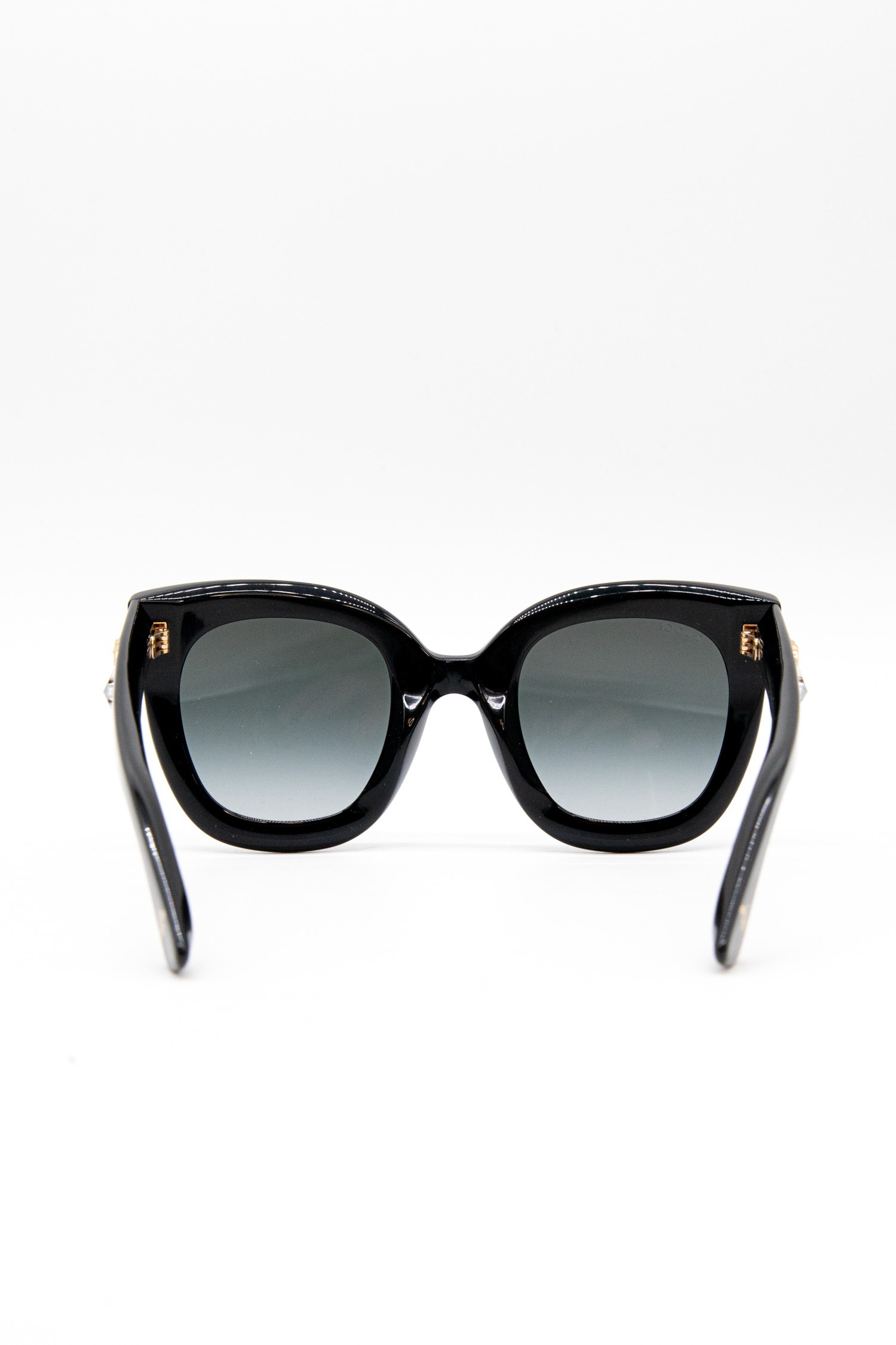 Gucci Sonnenbrille mit Strasssternen in Schwarz