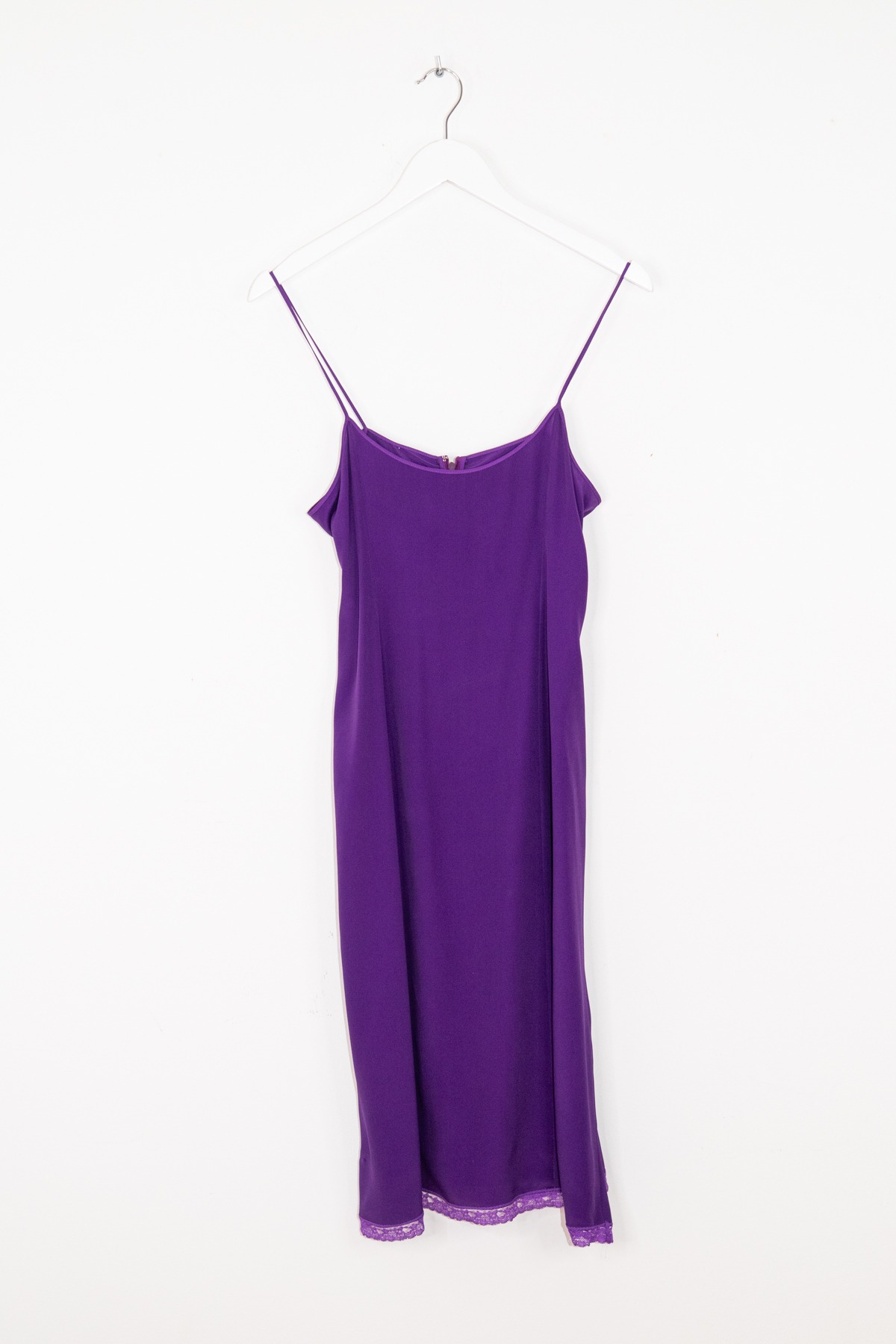 Gucci Minikleid mit Volants aus Seidenchiffon in Lila