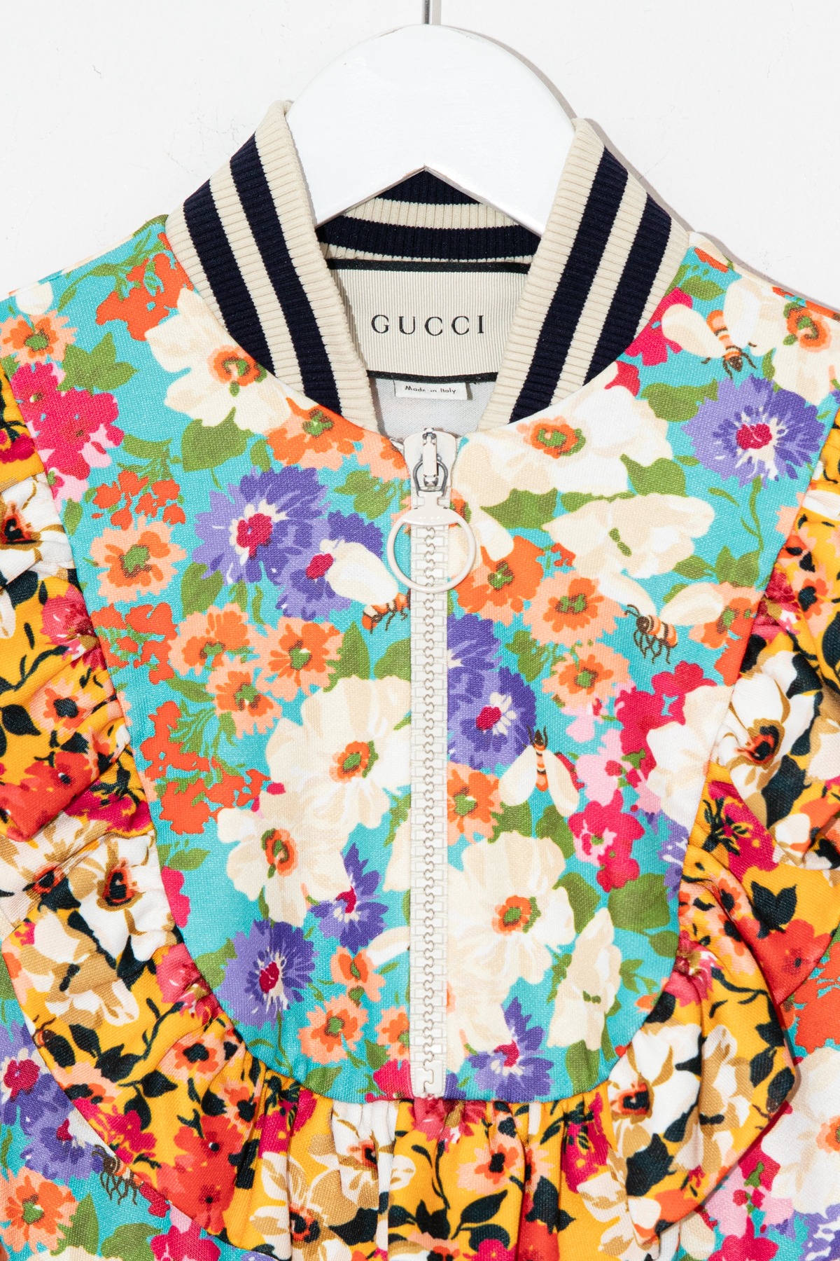 Gucci Minikleid mit floralem Muster