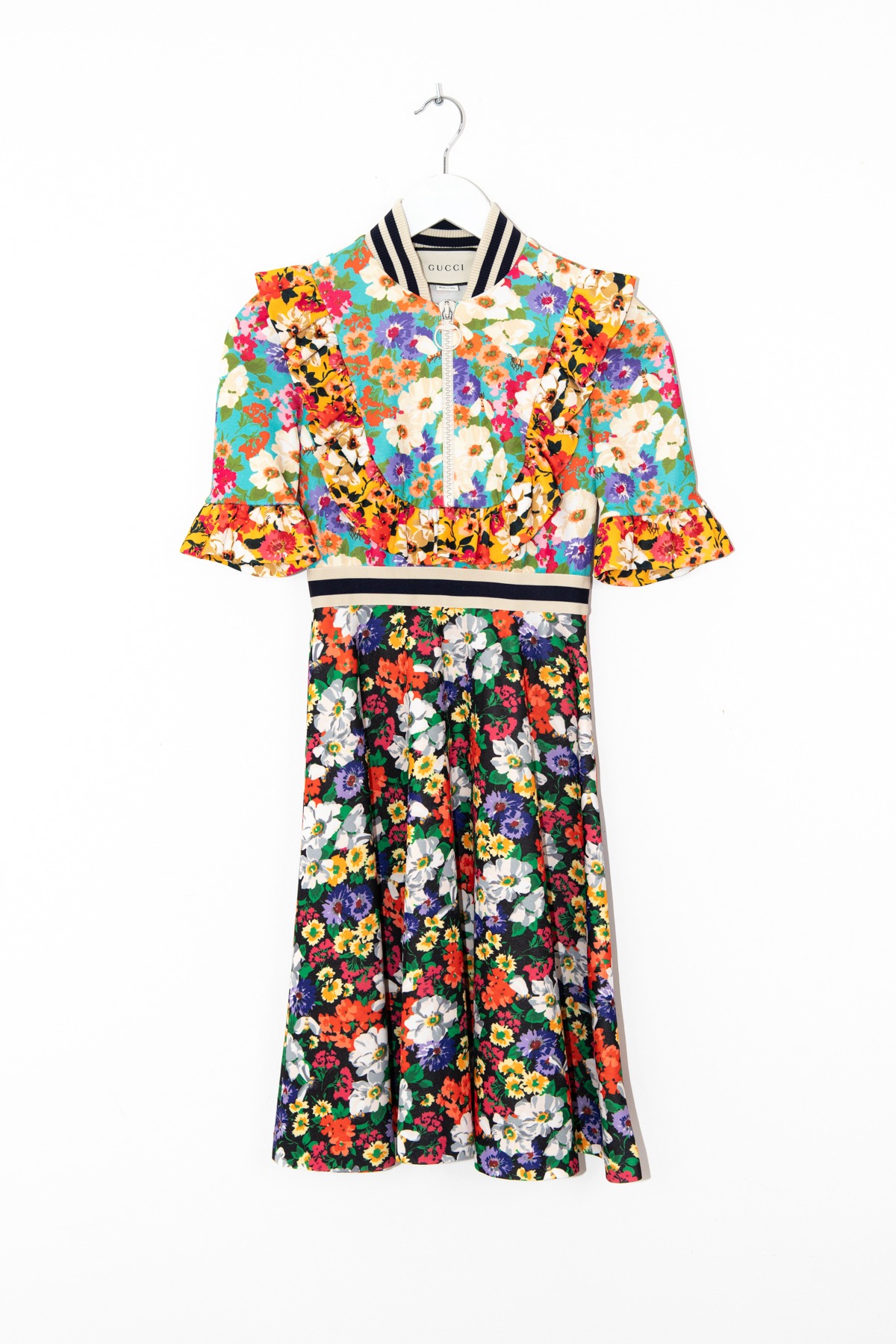 Gucci Minikleid mit floralem Muster
