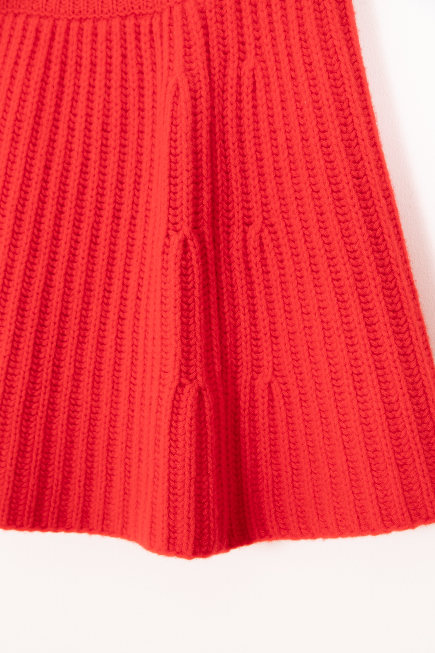 Gucci Minirock aus Grobstrick in Rot