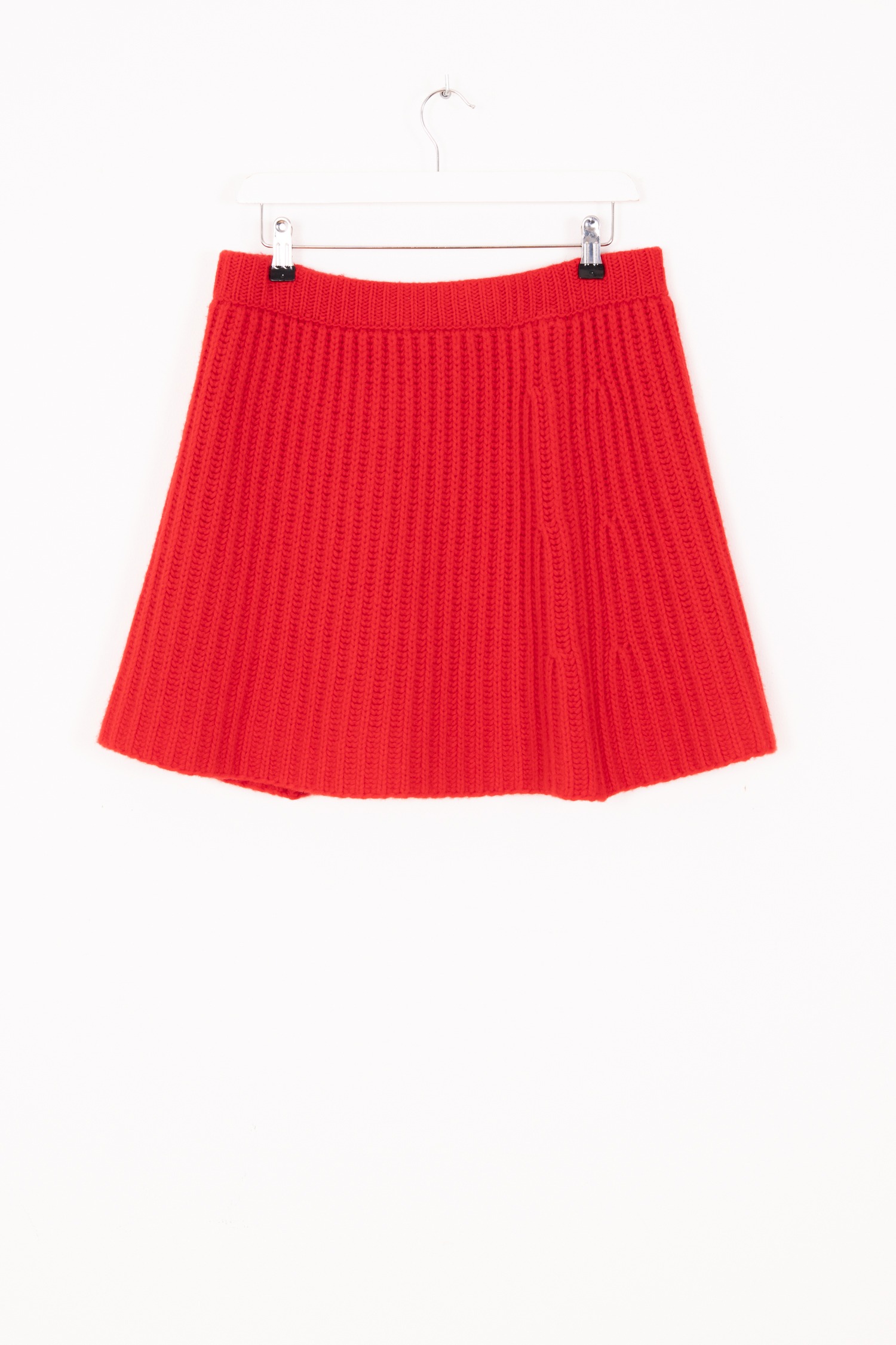 Gucci Minirock aus Grobstrick in Rot
