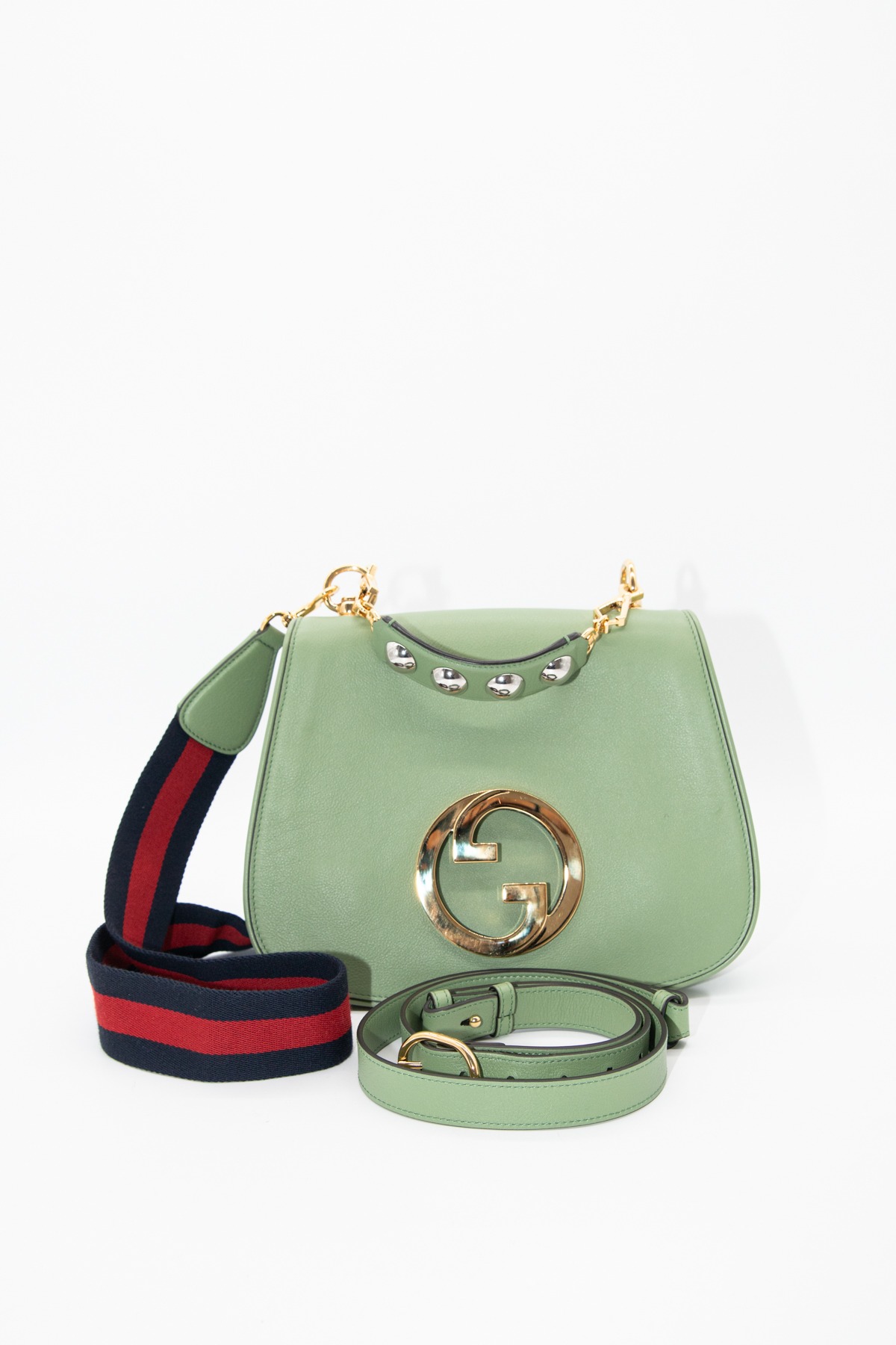 Gucci "Blondie Medium" Handtasche in Salbei