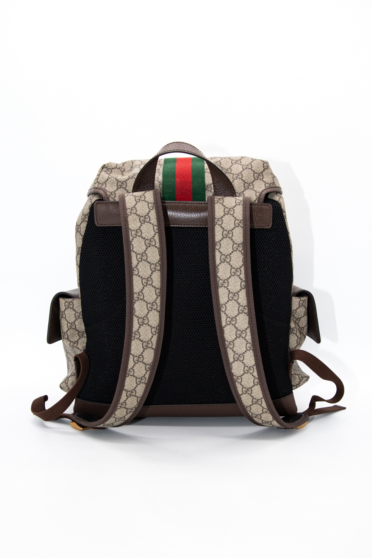 Gucci "Ophidia" Rucksack in Beige und Braun