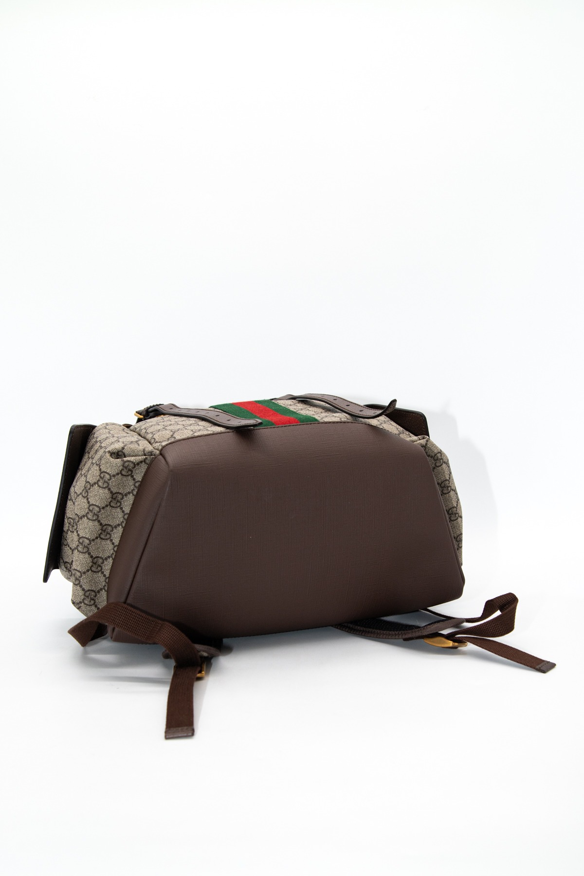 Gucci "Ophidia" Rucksack in Beige und Braun