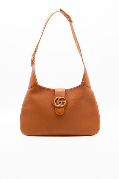 Gucci "Aphrodite" Schultertasche in Braun und Gold