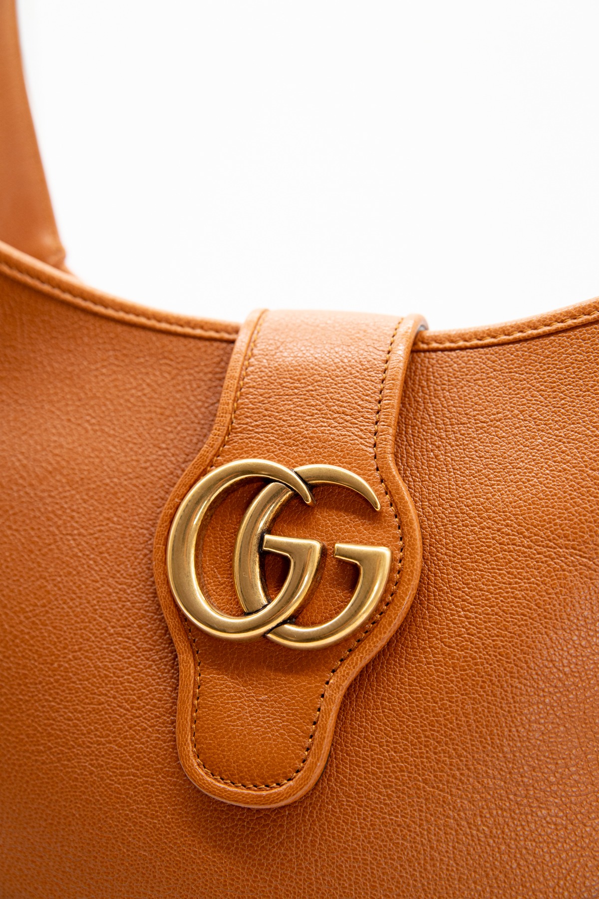 Gucci "Aphrodite" Schultertasche in Braun und Gold