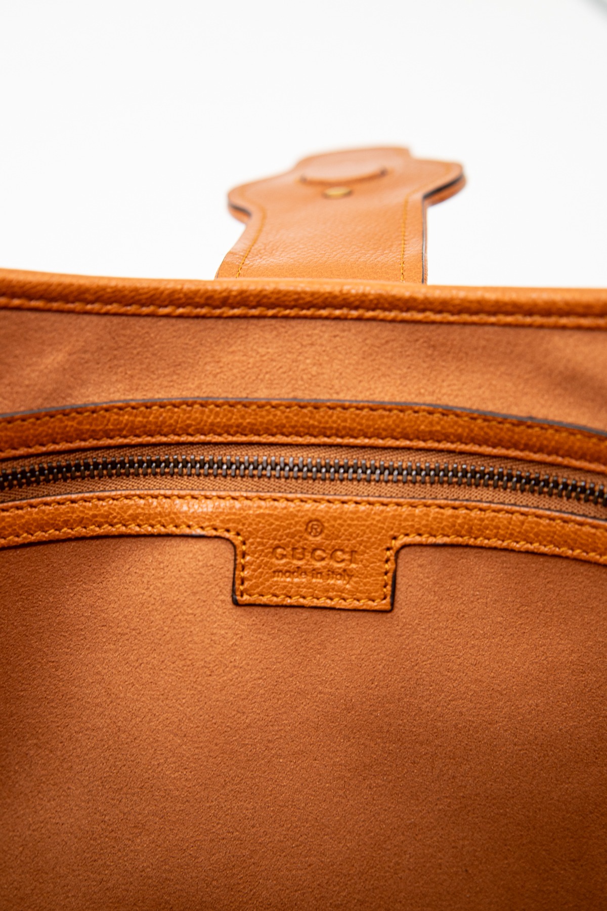Gucci "Aphrodite" Schultertasche in Braun und Gold