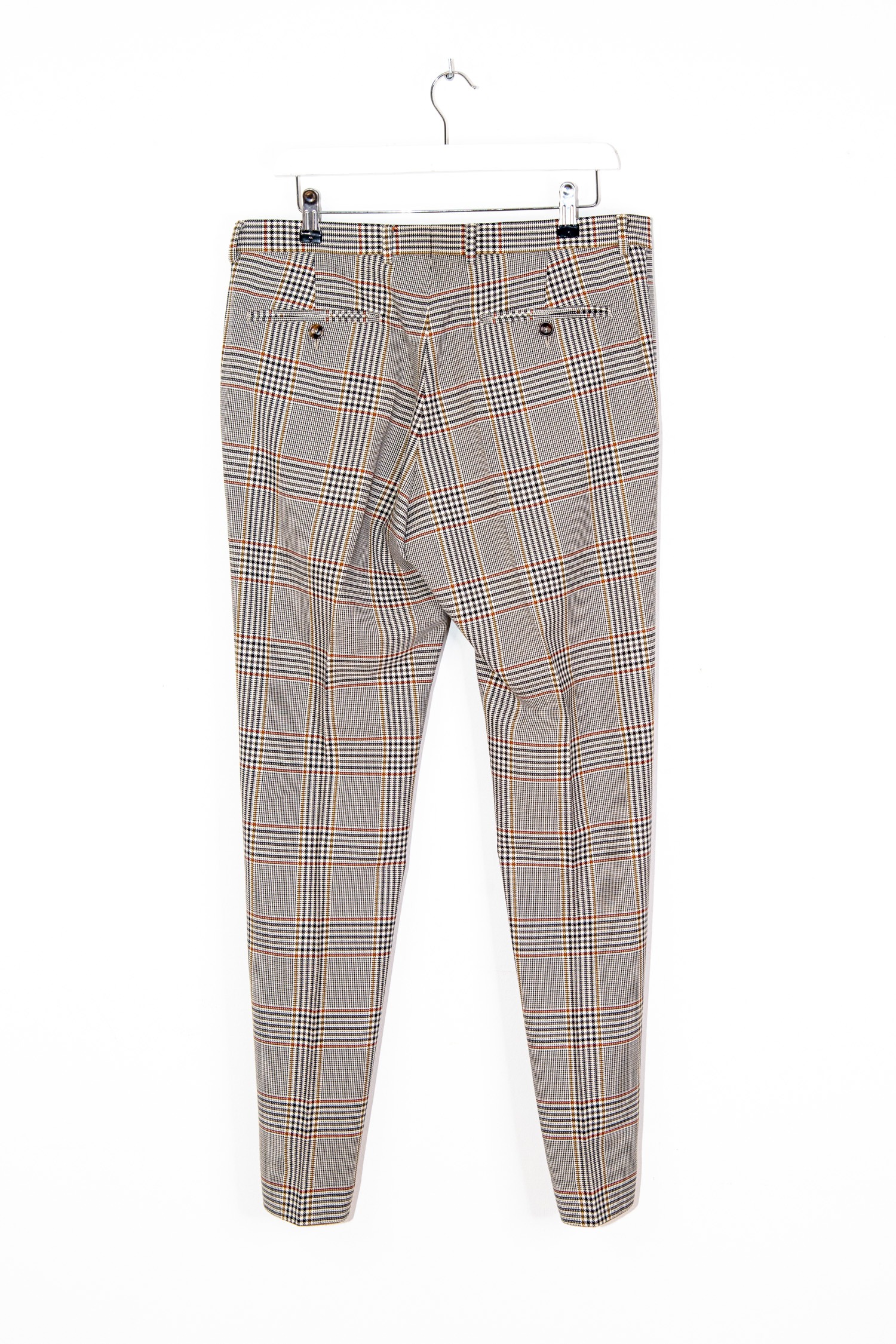 Gucci Hose mit Karomuster in Beige und Braun