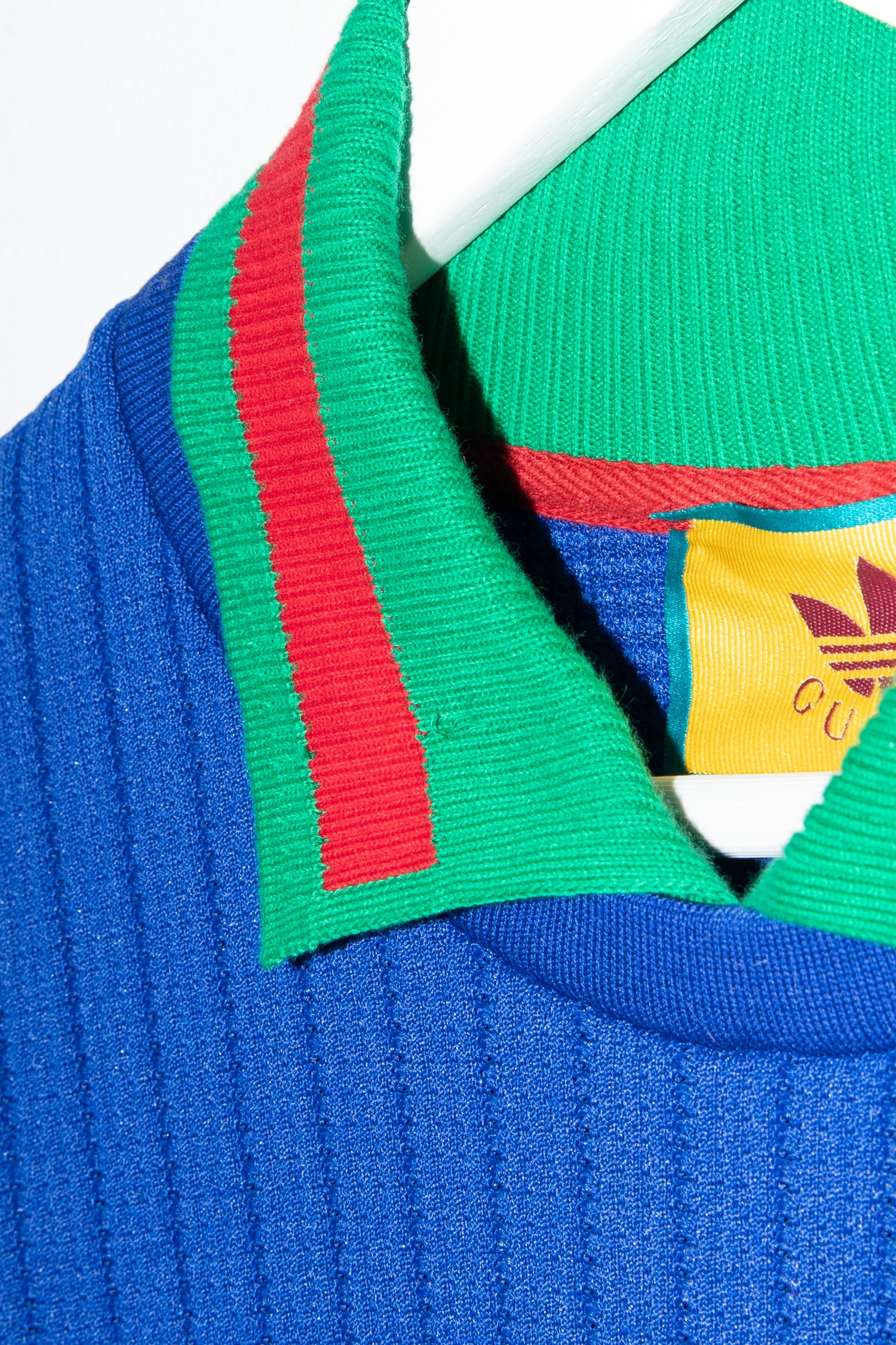 Gucci x Adidas Polohemd in Kobaldblau