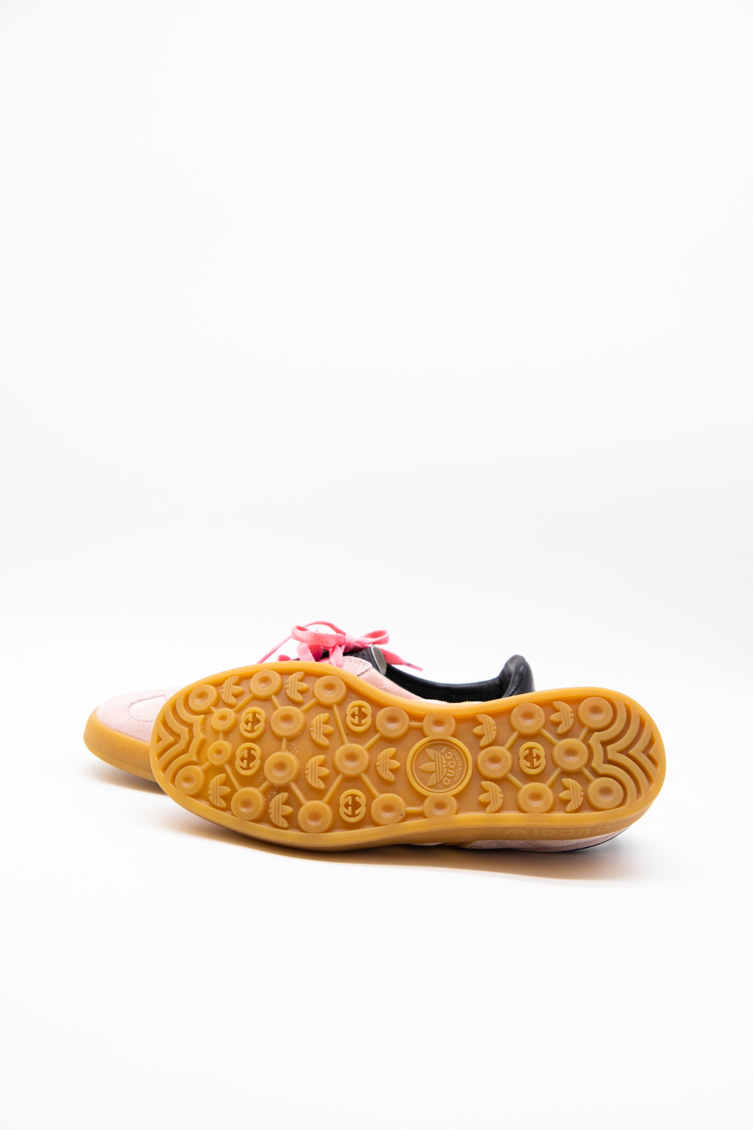 Gucci x Adidas "Gazelle" Sneaker in Rosa und Gold