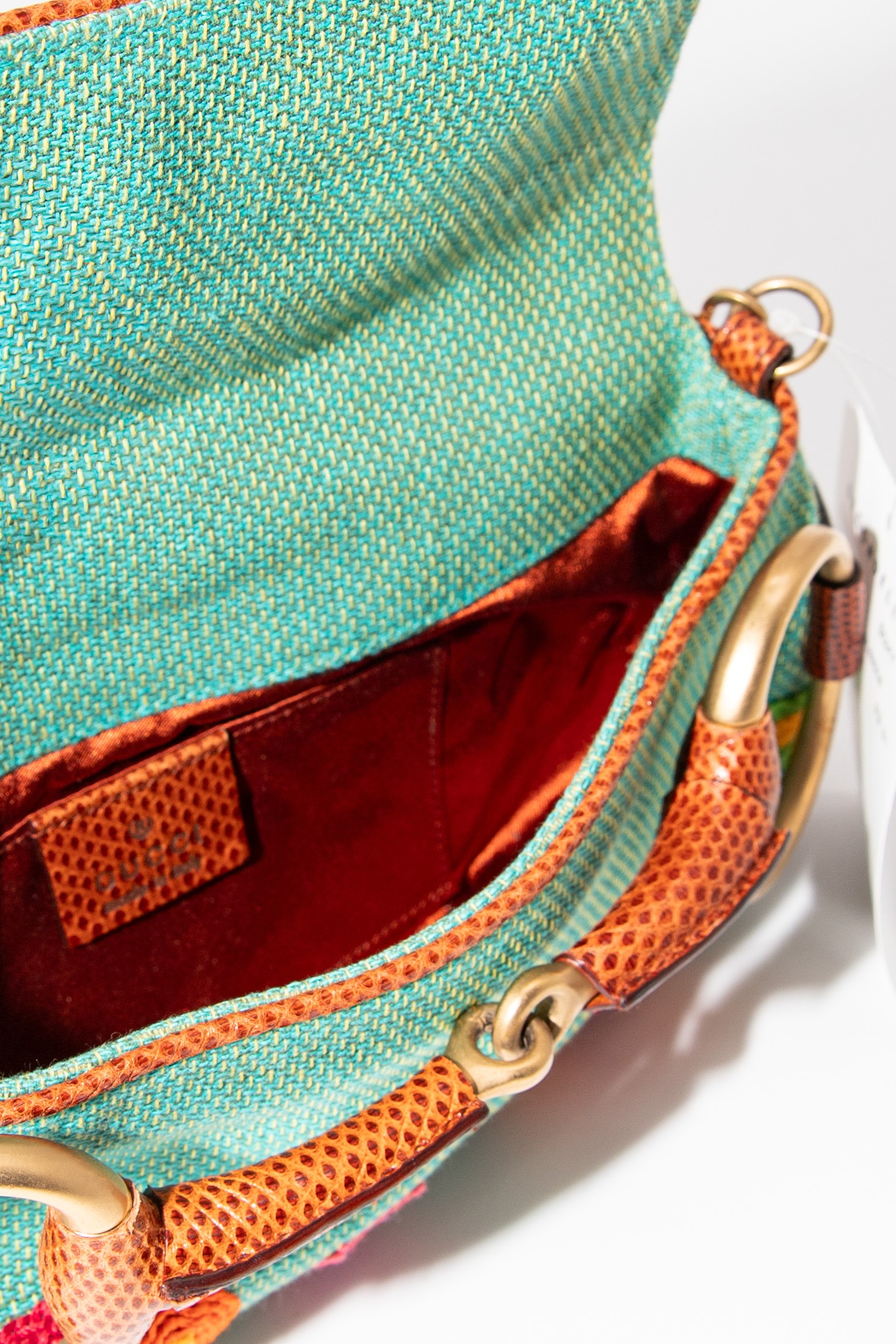 Gucci x Tom Ford "Horsebit" Handtasche mit Stickereien