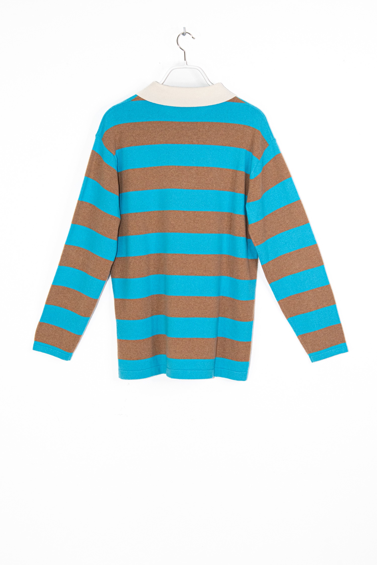 Guest in Residence "Striped Rugby" gestreifter Pullover in Azur