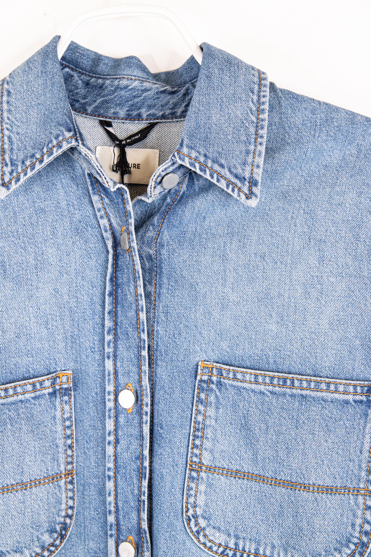 Haikure „Wanda“ Hemd aus Denim in Blau