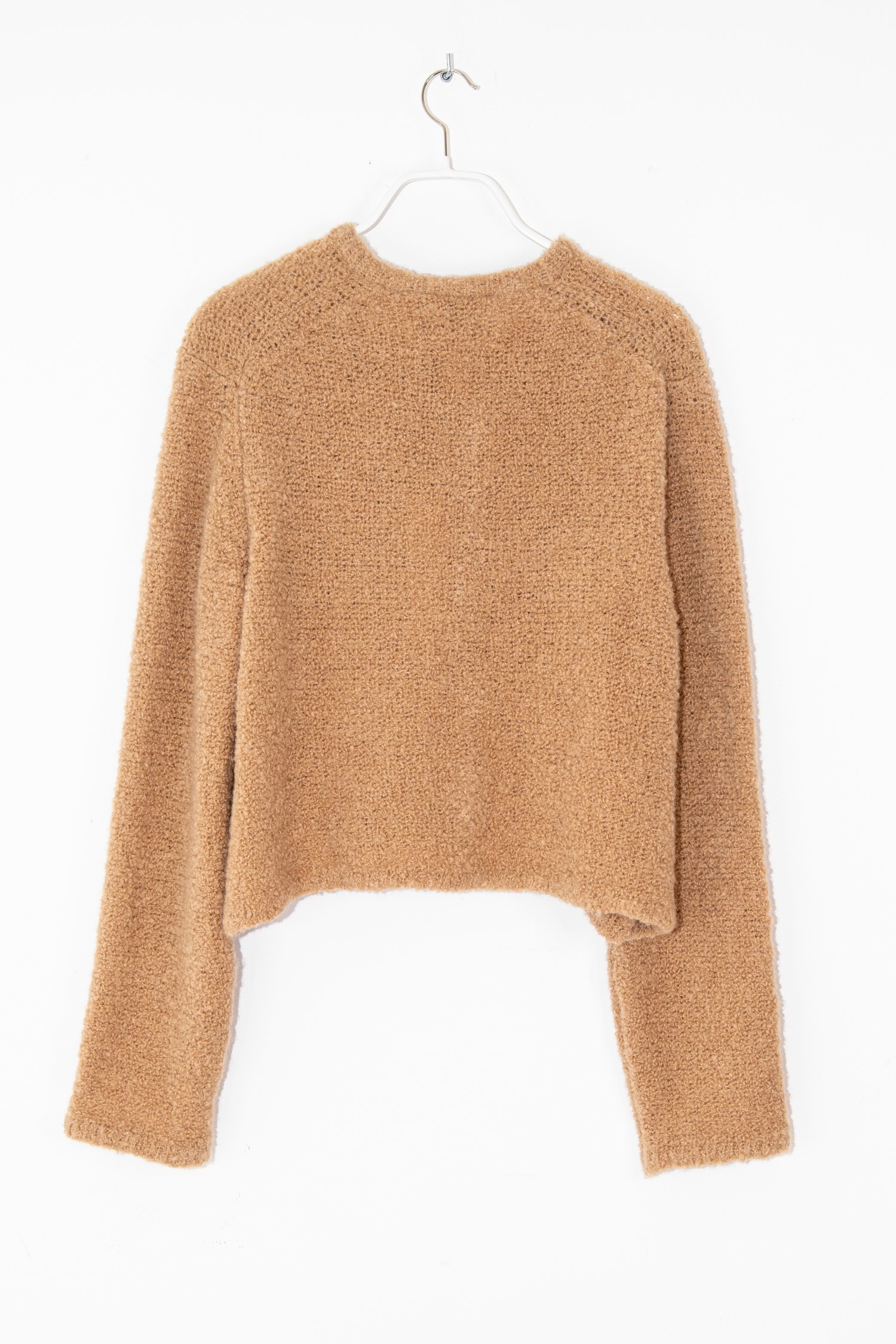 Halfboy "Alice" Cardigan in Hellbraun und Gold