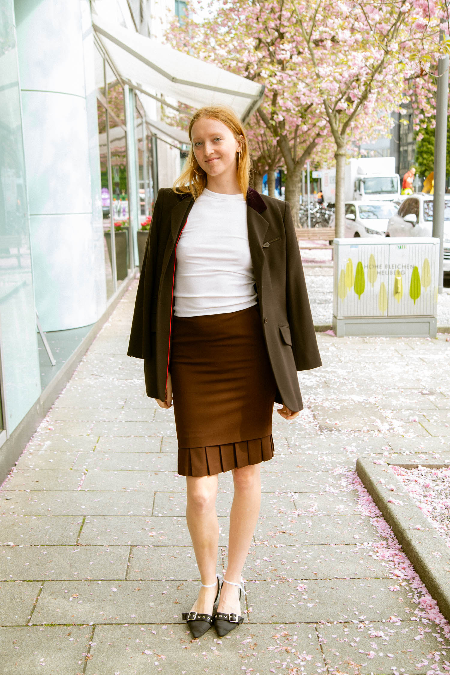 Hermès Vintage Blazer mit Samtkragen