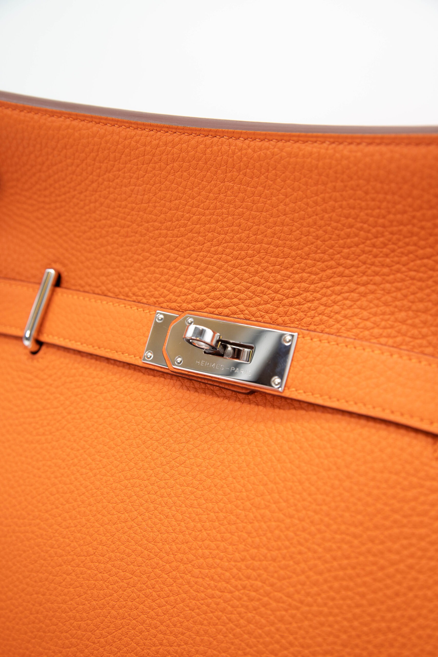 Hermès „Jypsière“ Umhängetasche in Orange