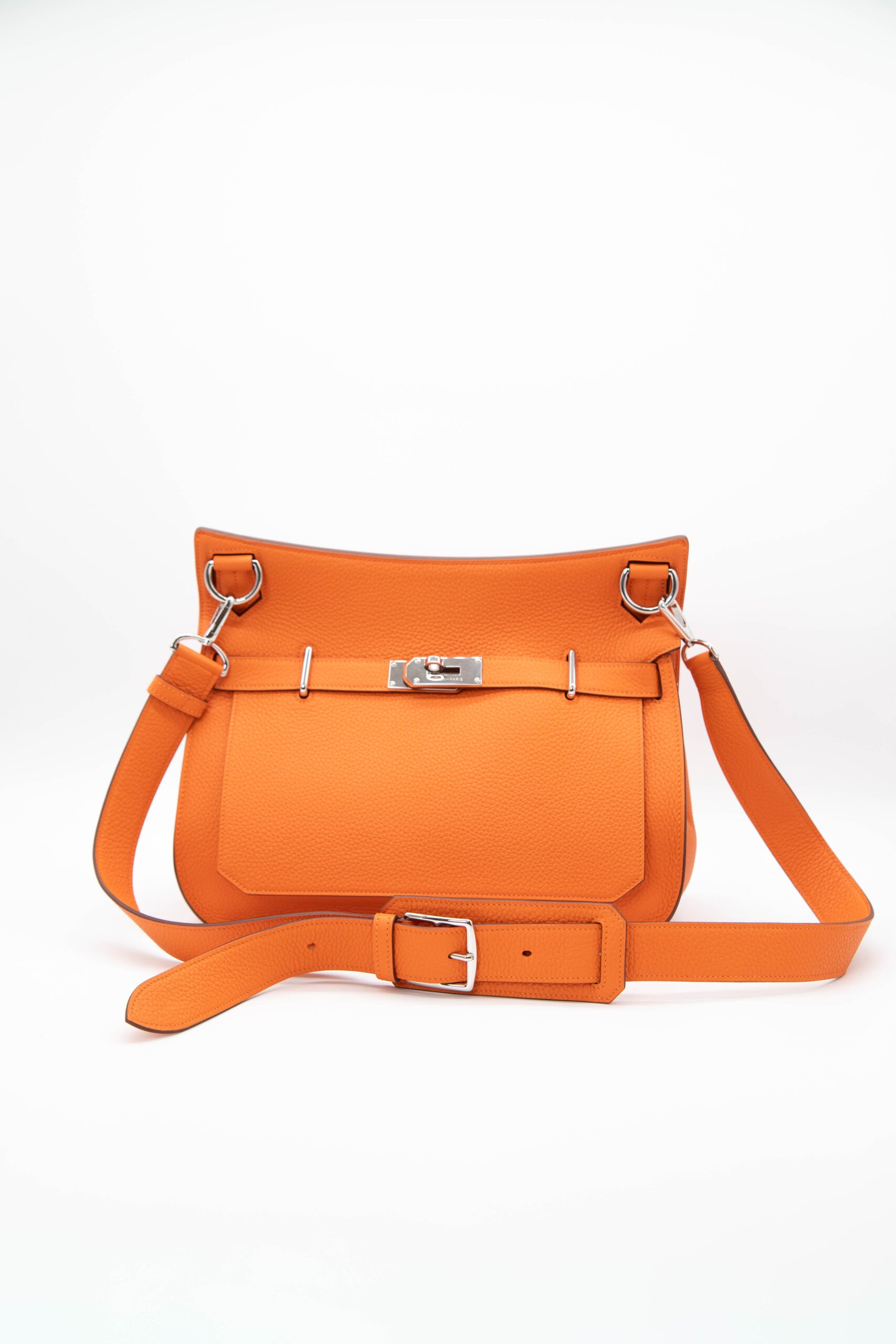 Hermès „Jypsière“ Umhängetasche in Orange