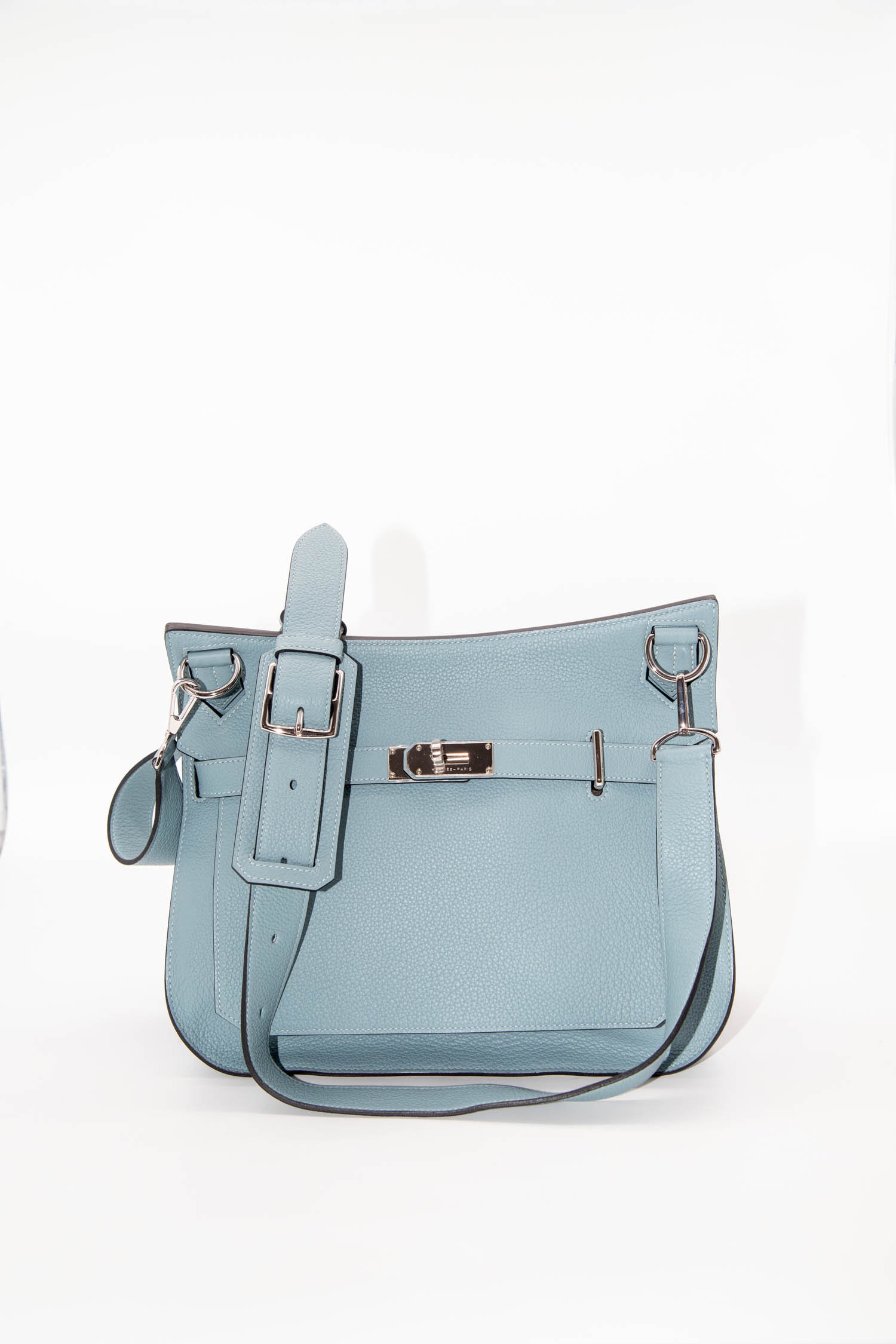Hermès "Jypsière" Umhängetasche in Hellblau