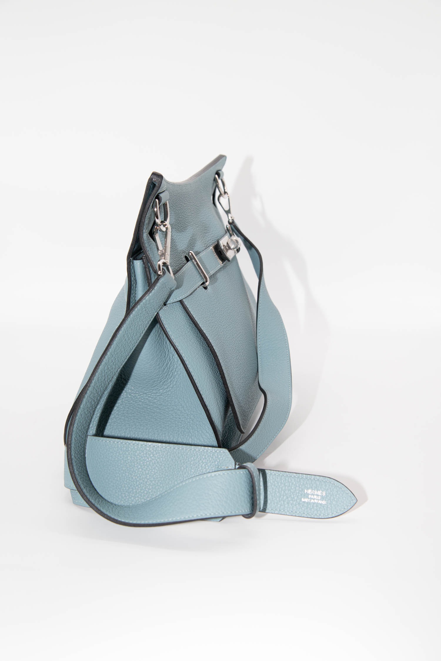 Hermès "Jypsière" Umhängetasche in Hellblau