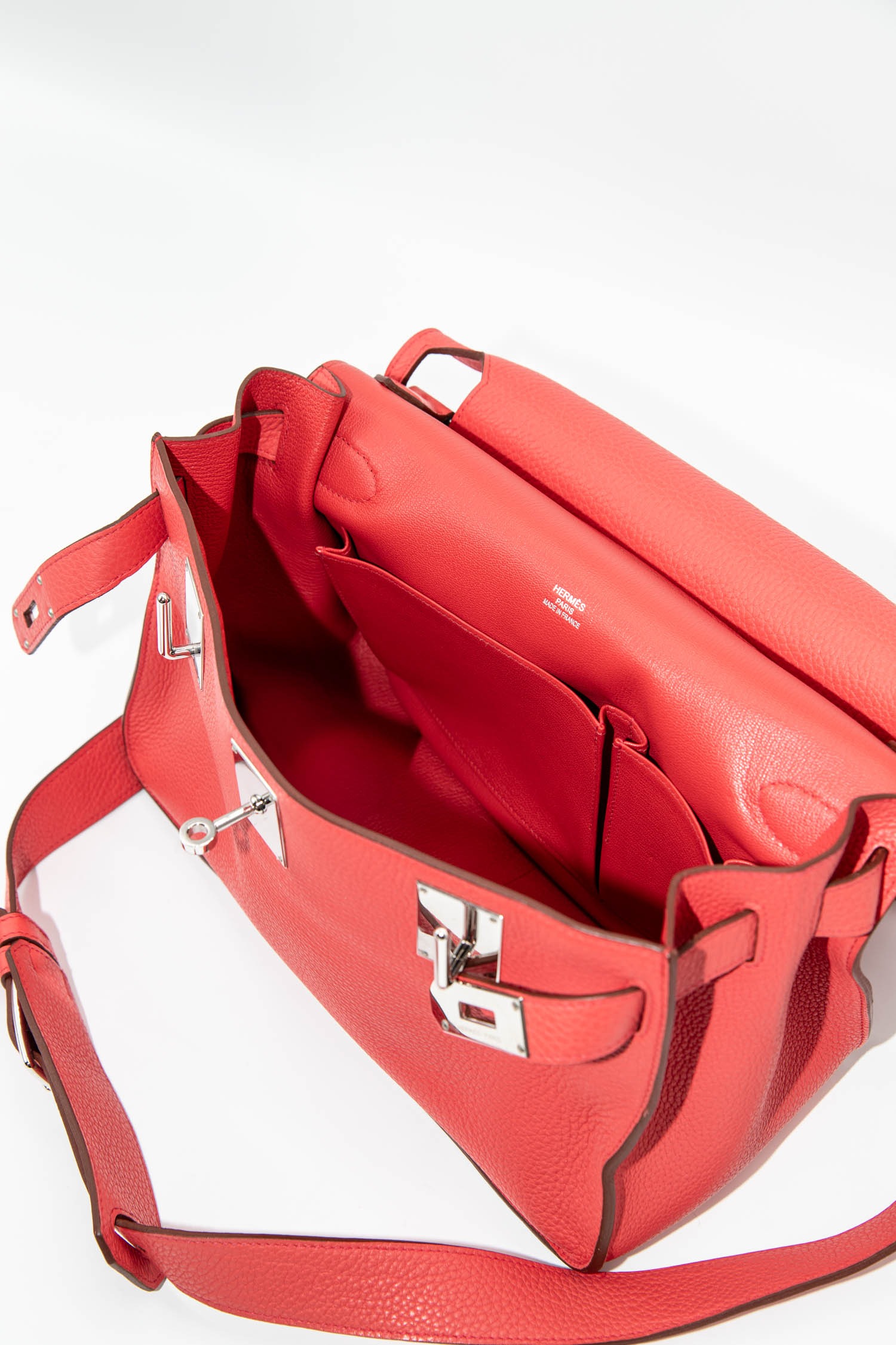 Hermès "Jypsière" Umhängetasche in Hummerfarben