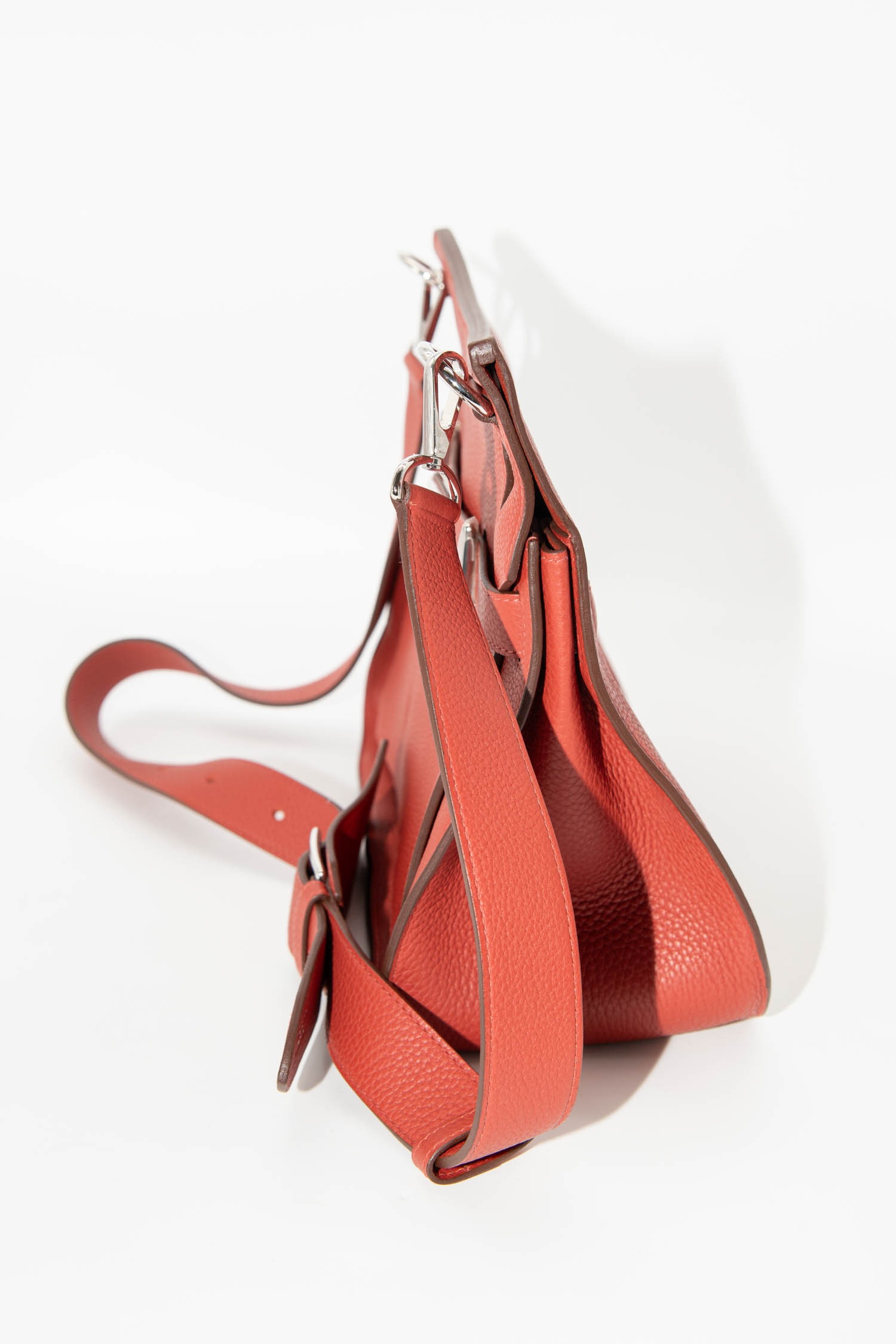 Hermès "Jypsière" Umhängetasche in Rostrot