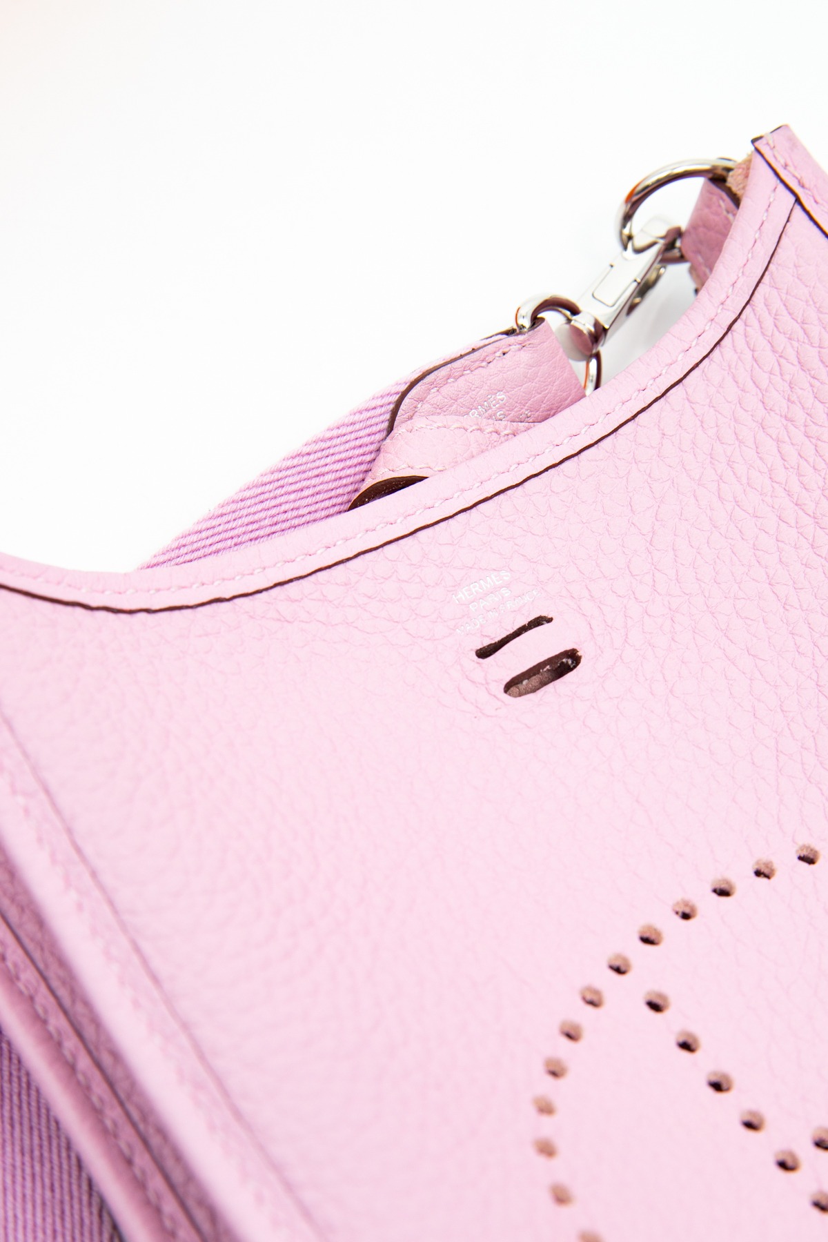 Hermès "Evelyne 18" Umhängetasche in Rosa