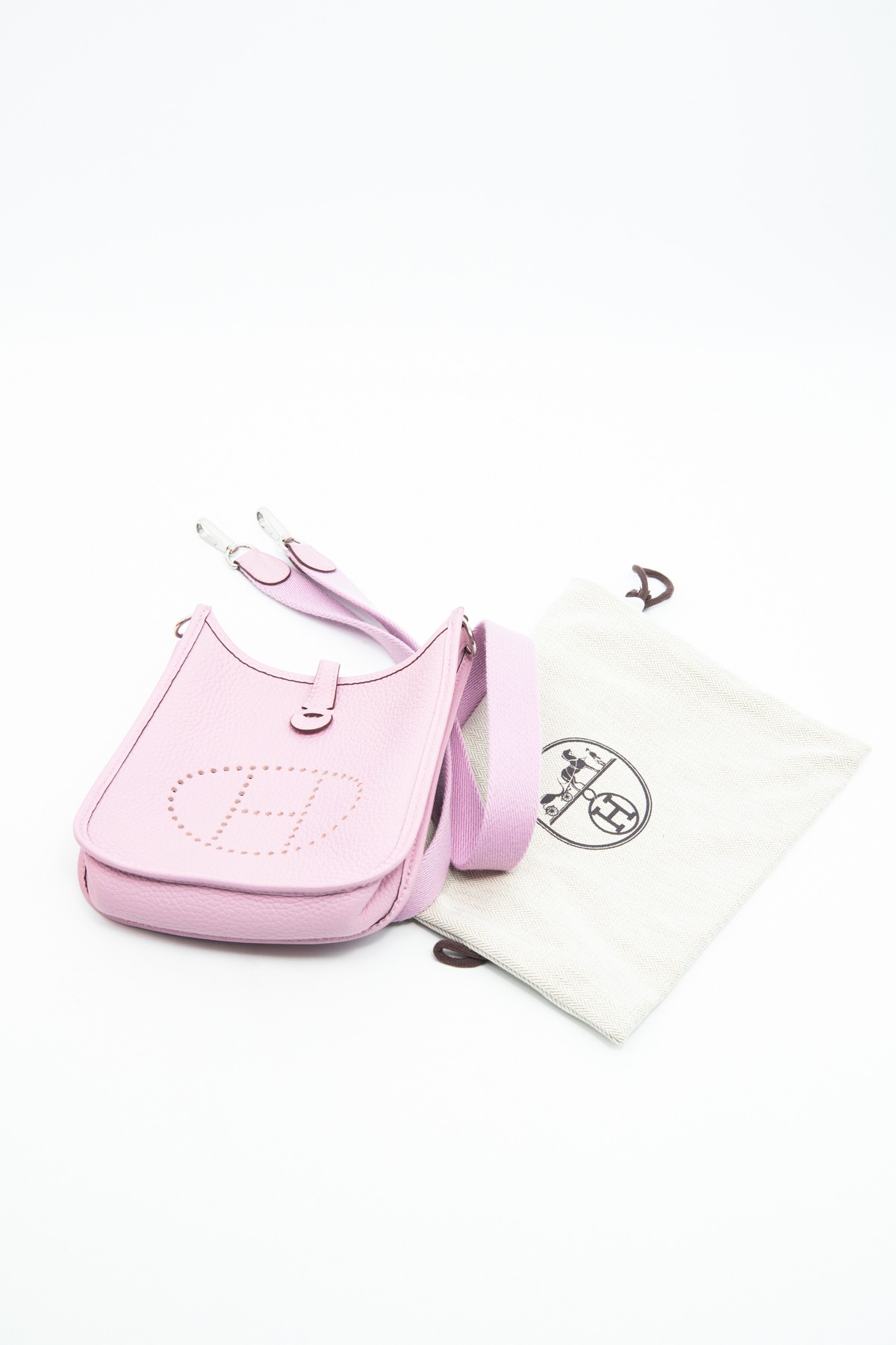 Hermès "Evelyne 18" Umhängetasche in Rosa