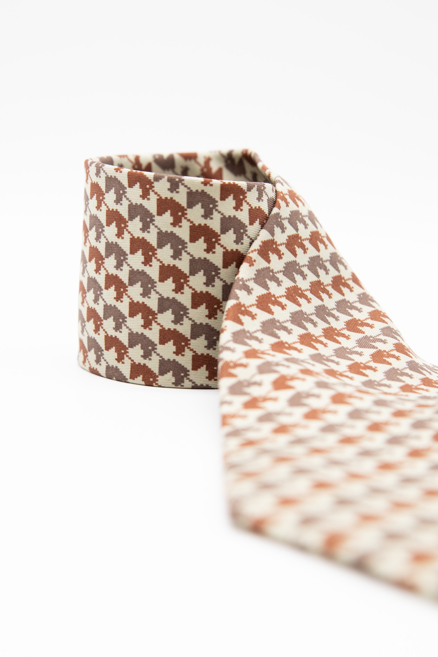 Hermès Krawatte mit Pferdekopf-Muster